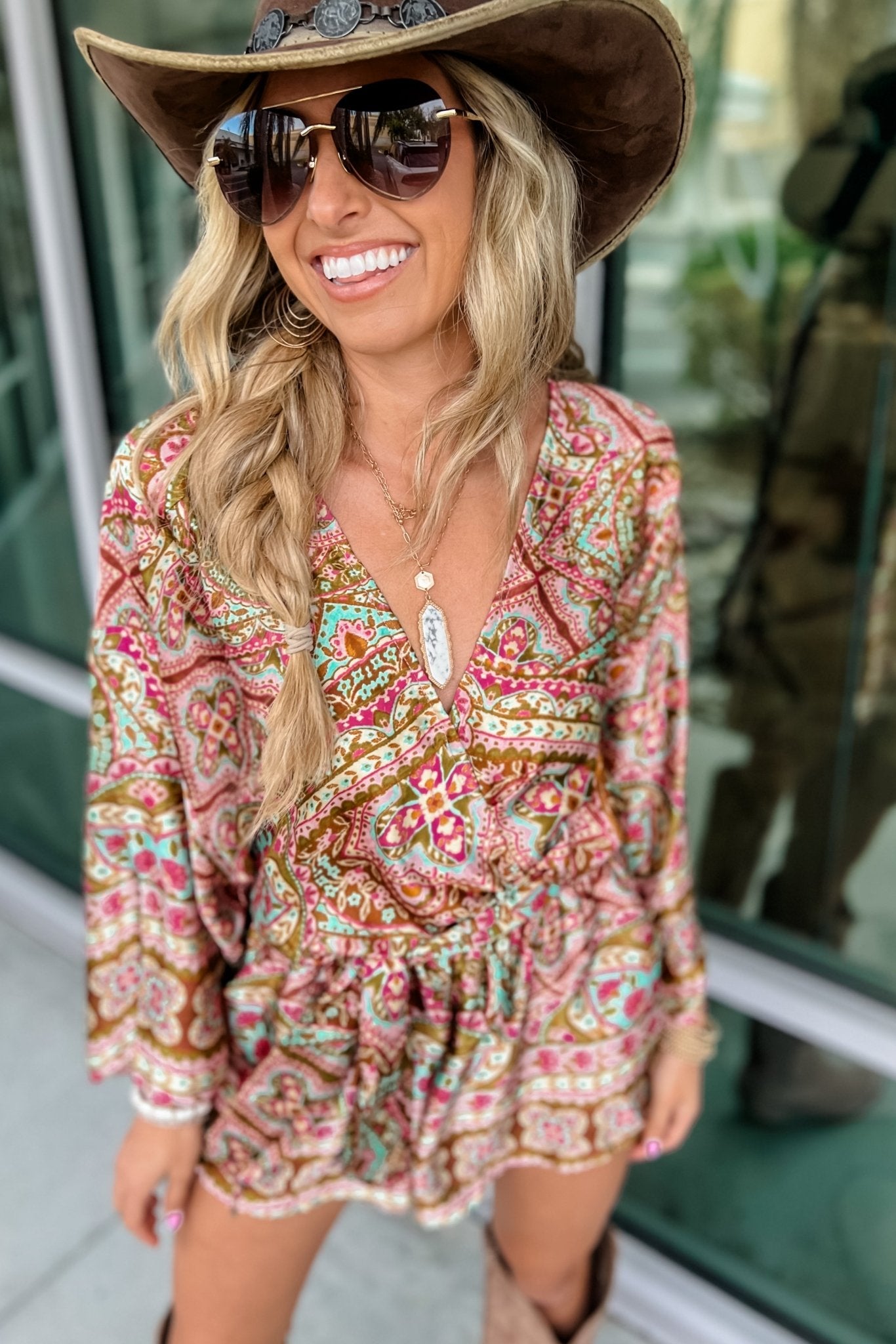 Premium Bohemian Blooms Romper - Ultimate Boho Style