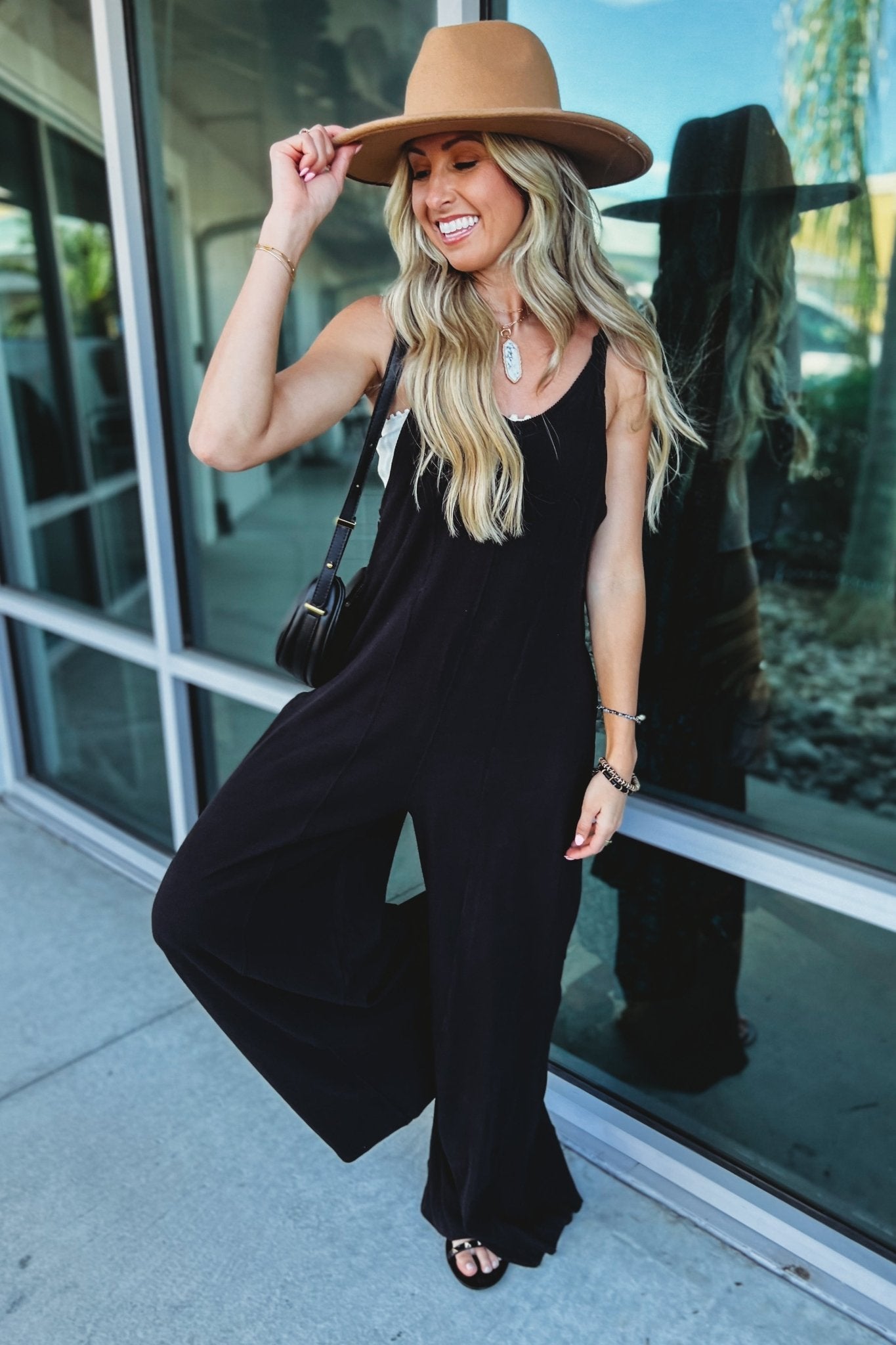 Premium Desert Moon Black Jumpsuit - Ultimate Boho Style