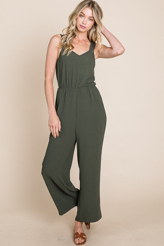 Ultimate Olive Jumpsuit - Free to Dream Collection