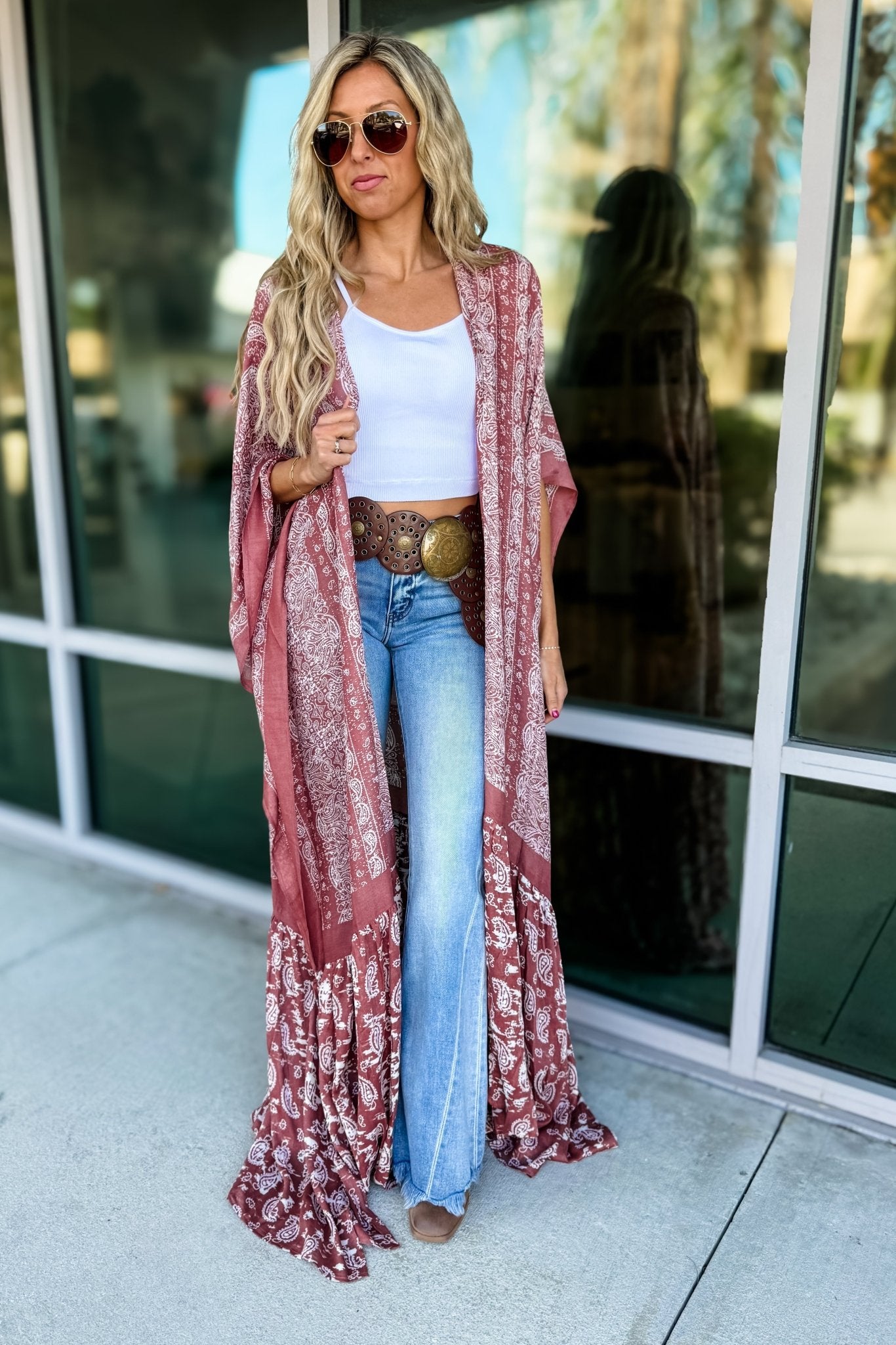 Premium Paisley Tapestry Kimono - Free Flow Design in 4 Stunning Colors