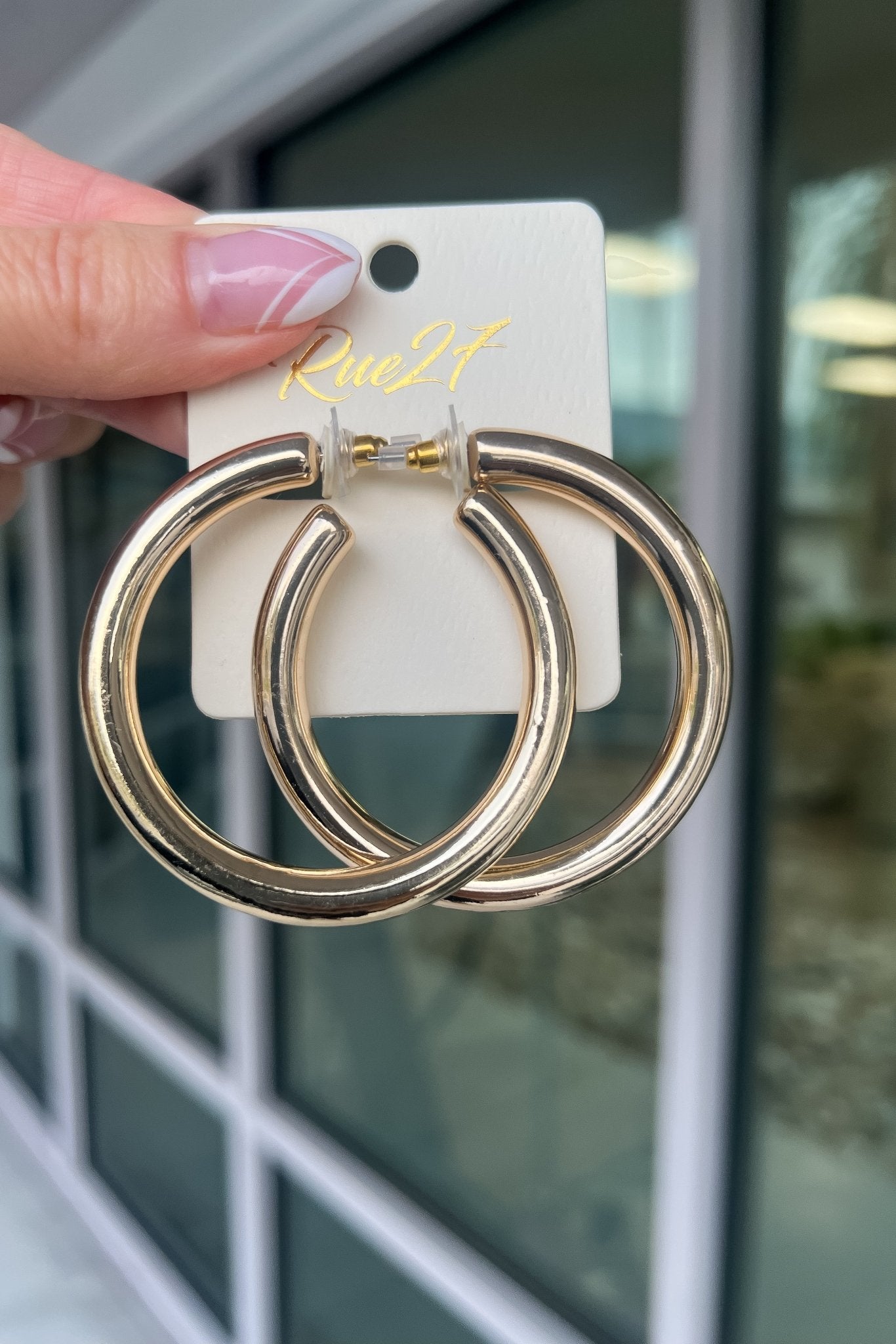 Premium Dual-Tone Hoop Earrings - Ultimate Style Upgrade