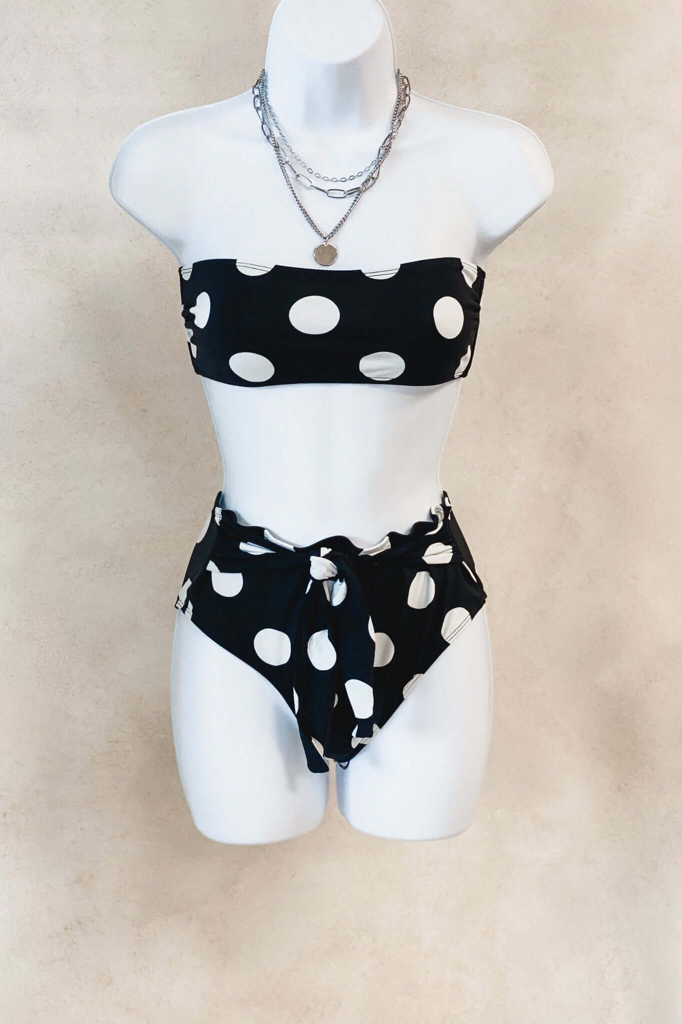 Retro Polka Dot Bikini Set - Premium Fit & Style