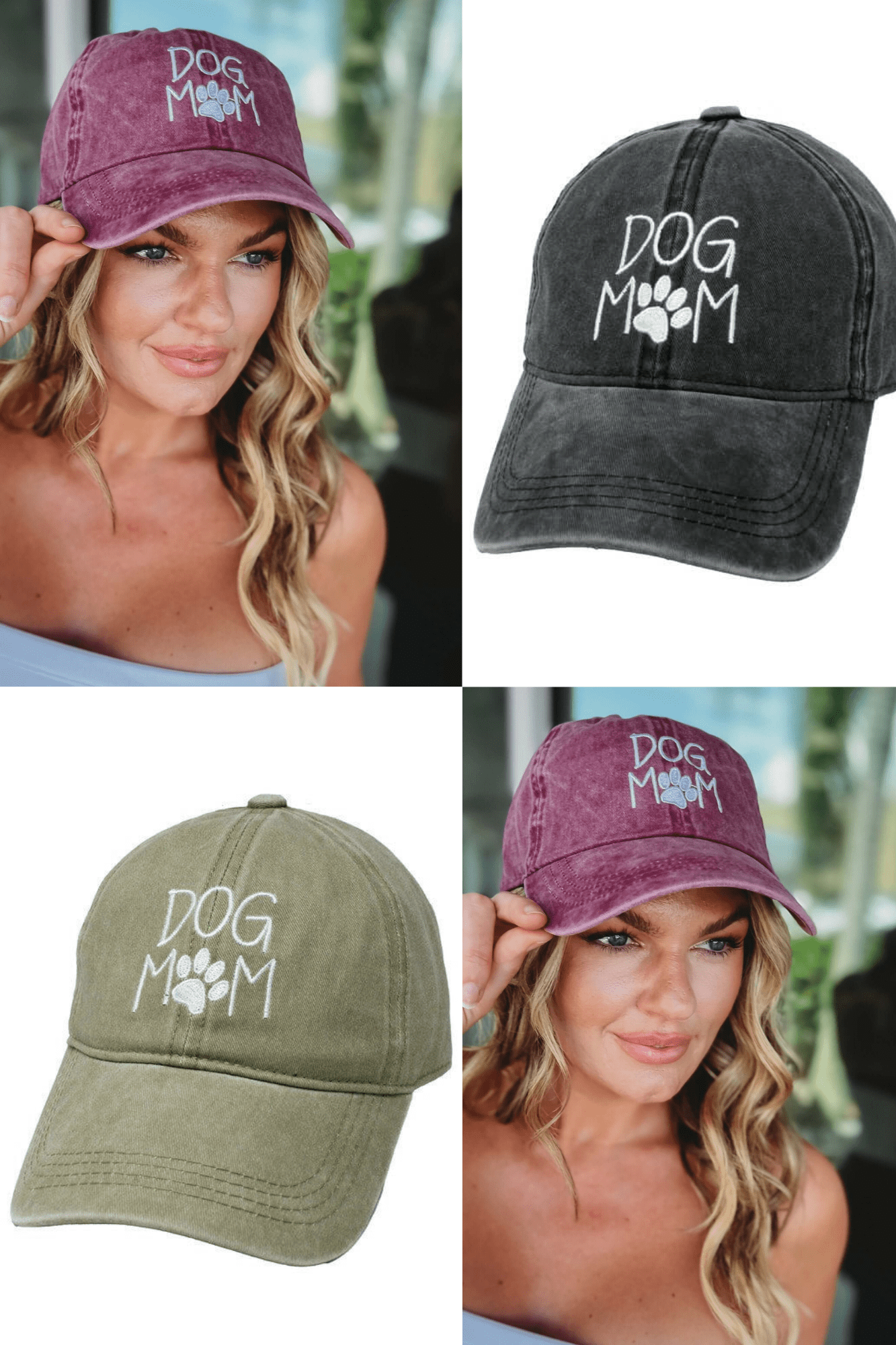 Premium Dog Mom Baseball Cap - Vintage Style