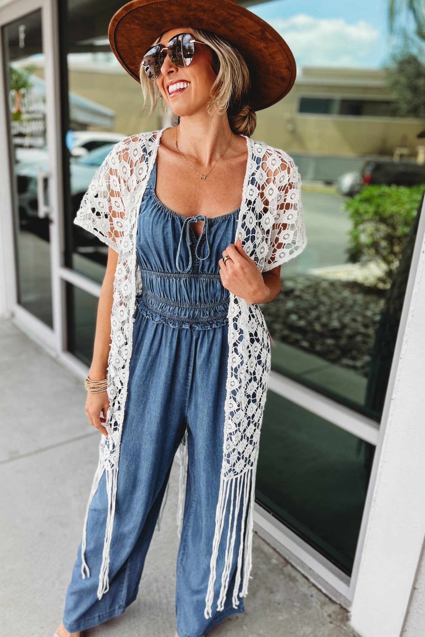 Premium Boho Front Tie Tencel Jumpsuit - Ultimate Style & Comfort