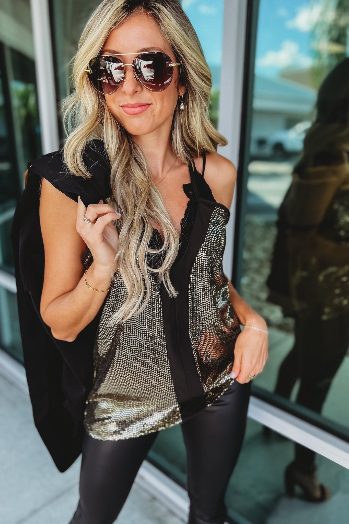 Ultimate Shine Sequin Cami Top | Bold & Glamorous