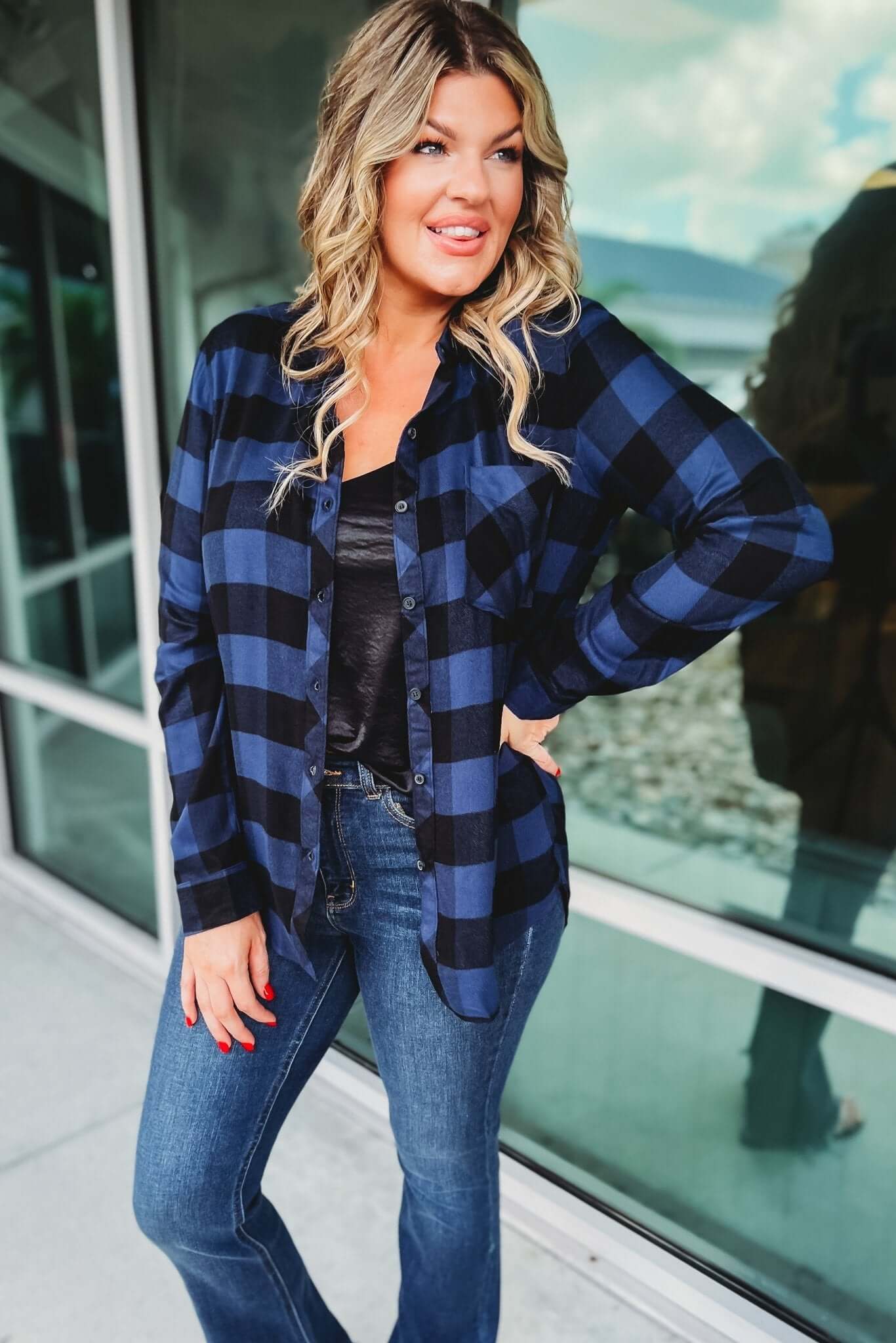 Premium Plaid Top - Ultimate Style in 4 Vibrant Colors