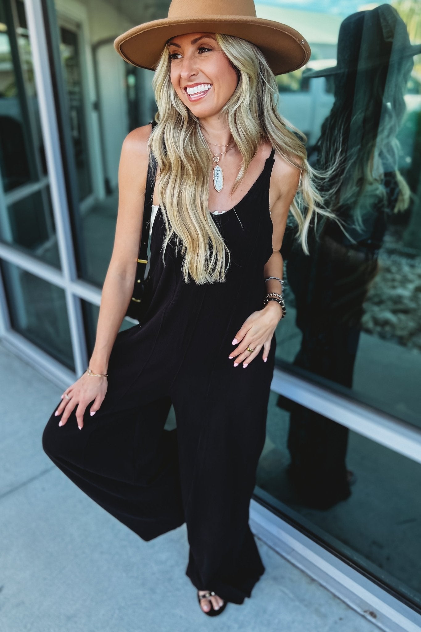 Premium Desert Moon Black Jumpsuit - Ultimate Boho Style