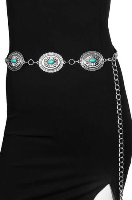 Premium Western Chain Belt - 2 Stylish Colors
