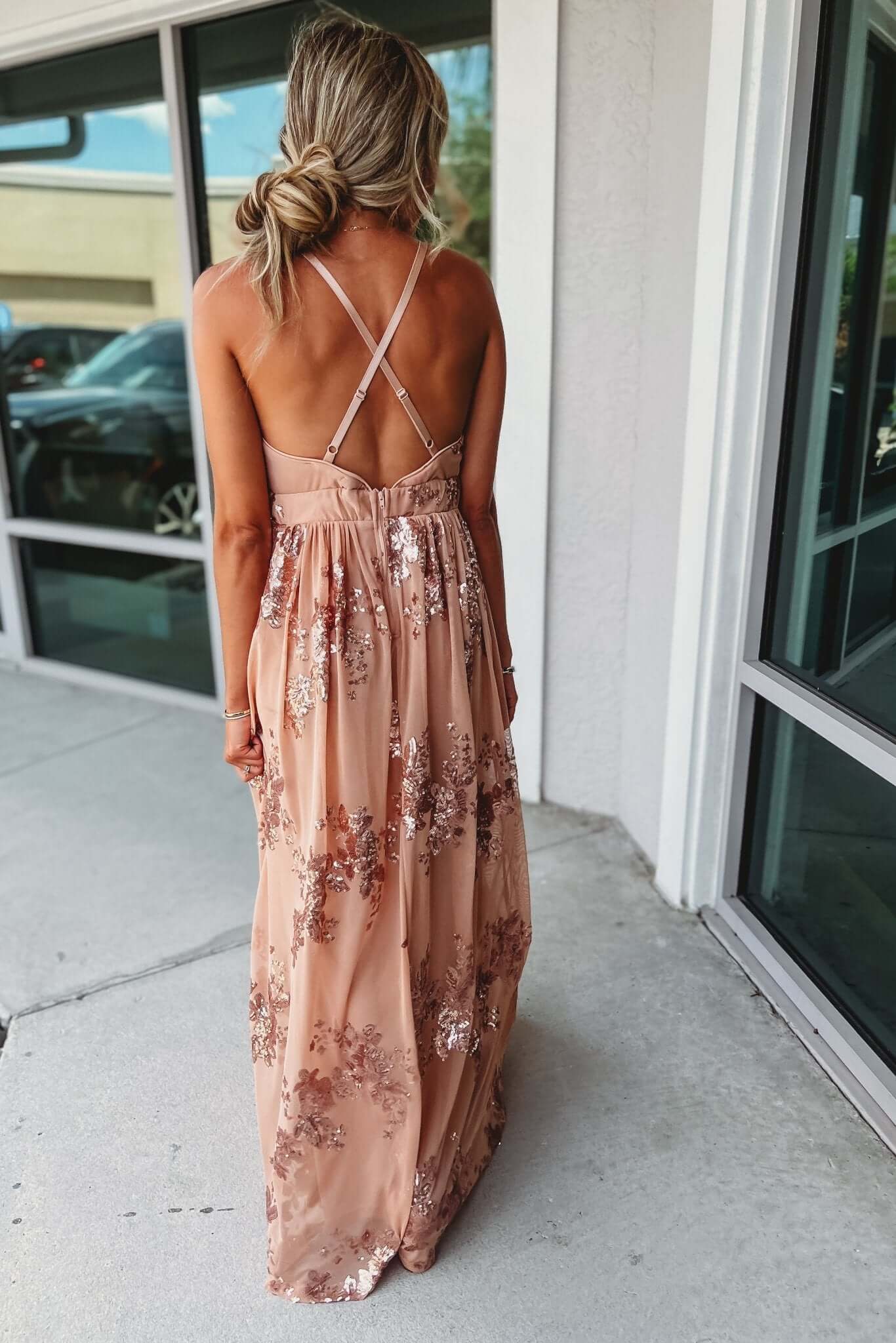 Premium Sequin Maxi Dress - 4 Elegant Colors