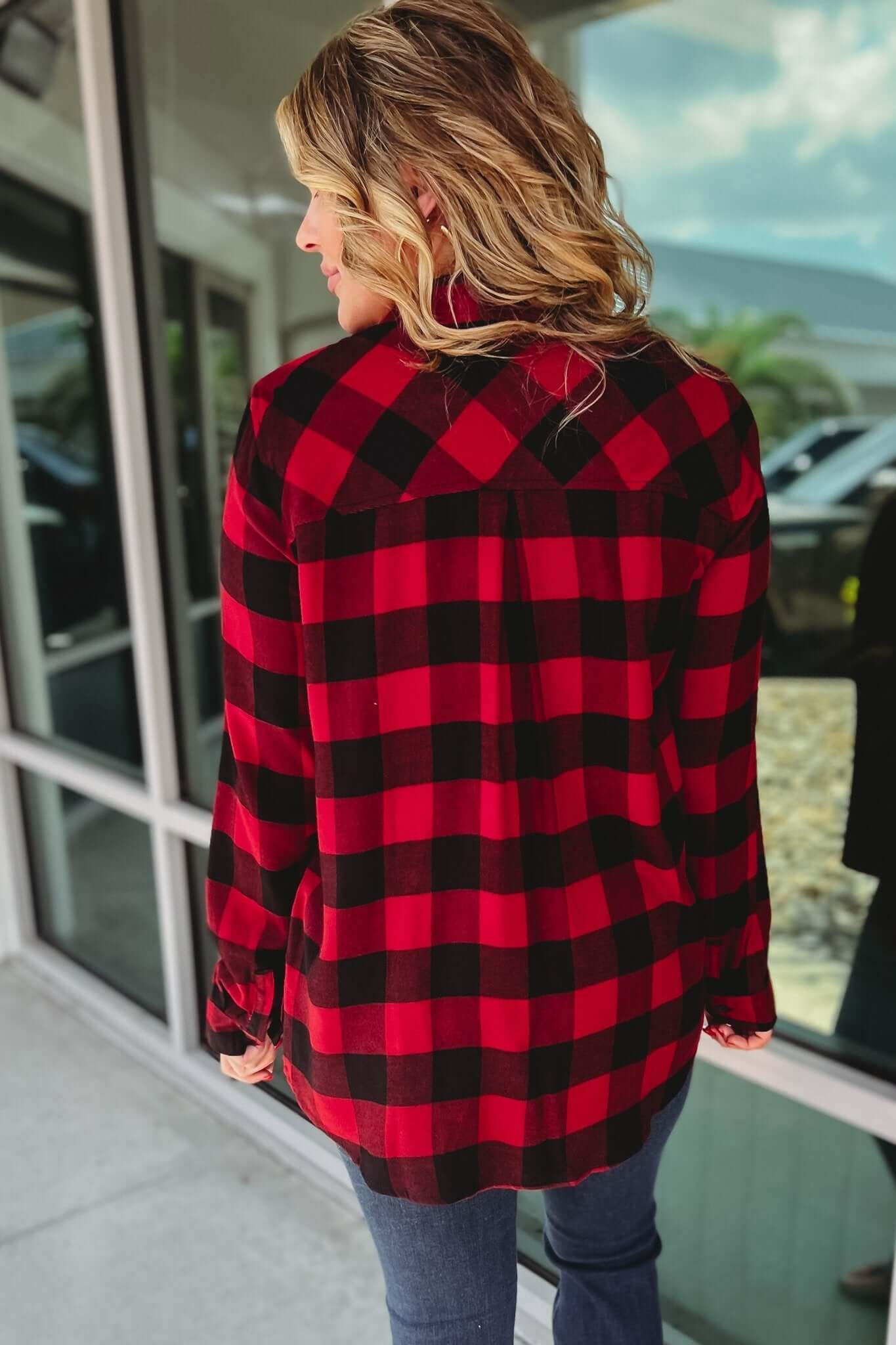 Premium Plaid Top - Ultimate Style in 4 Vibrant Colors