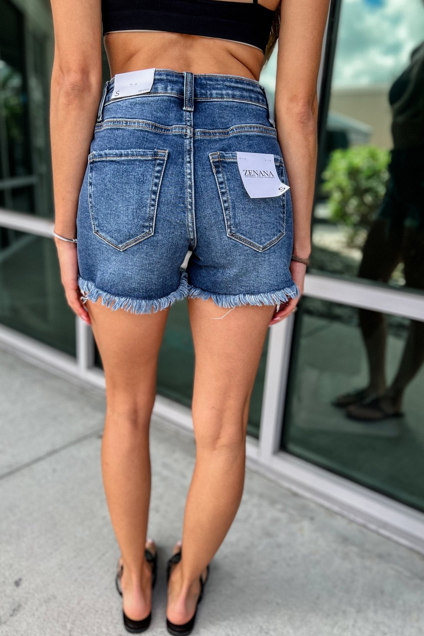 Premium Delilah Distressed Denim Shorts - Ultimate Summer Style