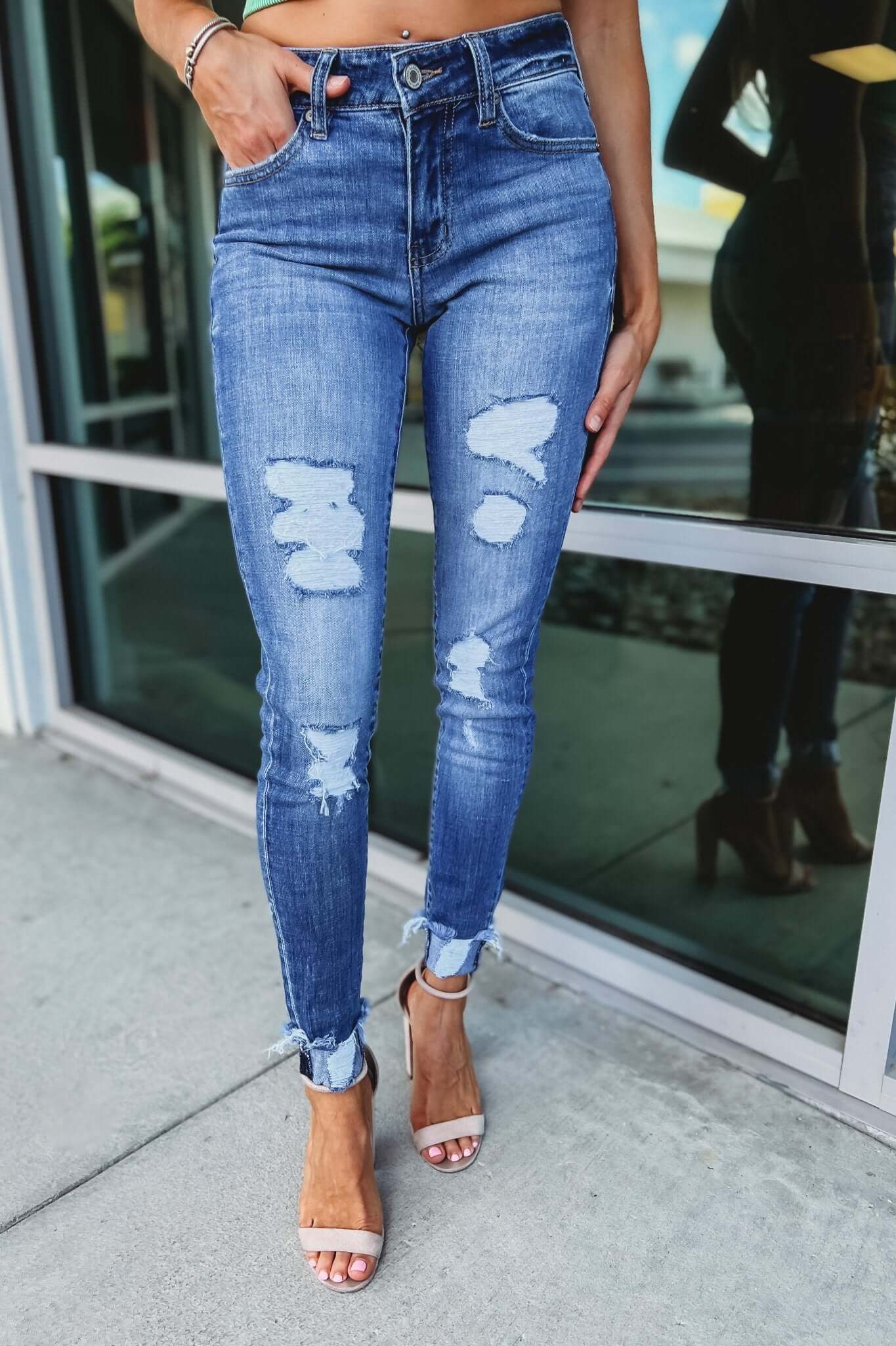 KANCAN Ultimate Distressed Skinny Jeans - I Told You So