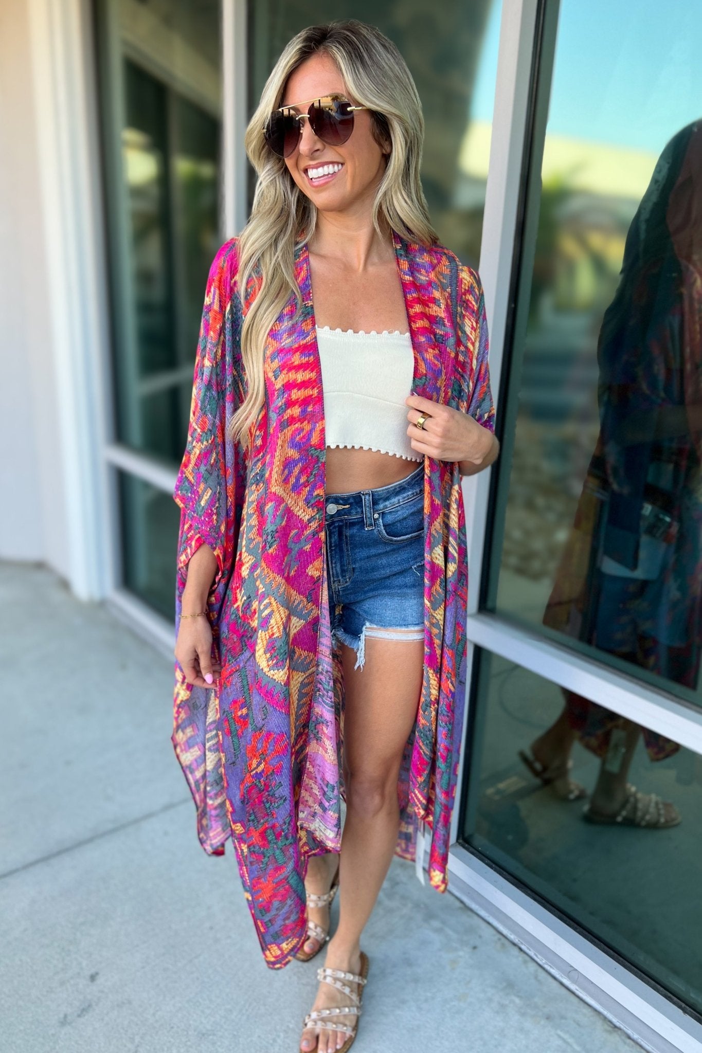 Ultimate Radiant Horizon Kimono - Premium Boho Style