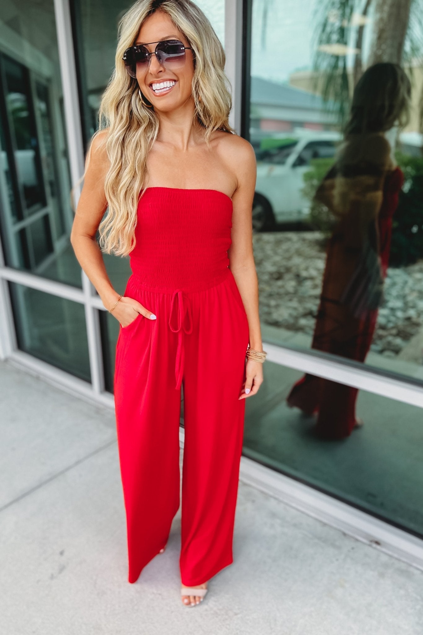 Premium Smocked Jumpsuit - Effortless Style in Multiple Colors