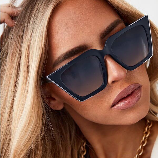 Premium TOPFOXX Megan Hannigan CEO Black Sunglasses - Ultimate Style & Protection