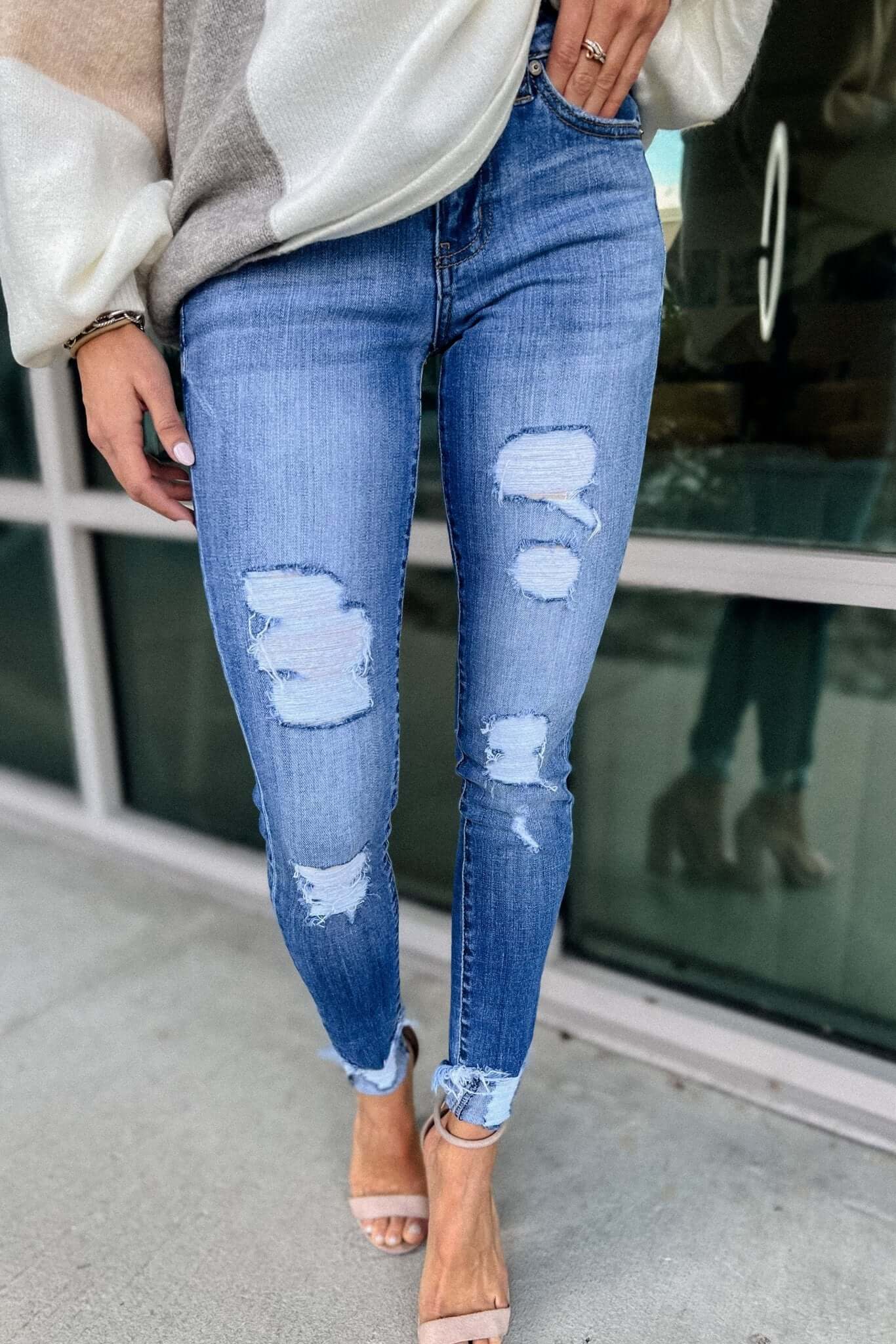 KANCAN Ultimate Distressed Skinny Jeans - I Told You So