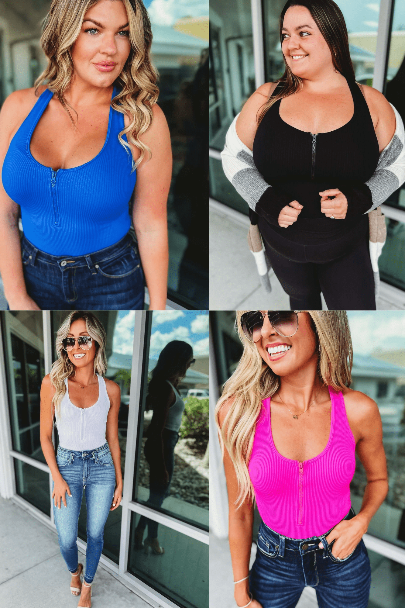 Ultimate Comfort OS Zip-Up Bodysuit - Premium Fit for Every Body