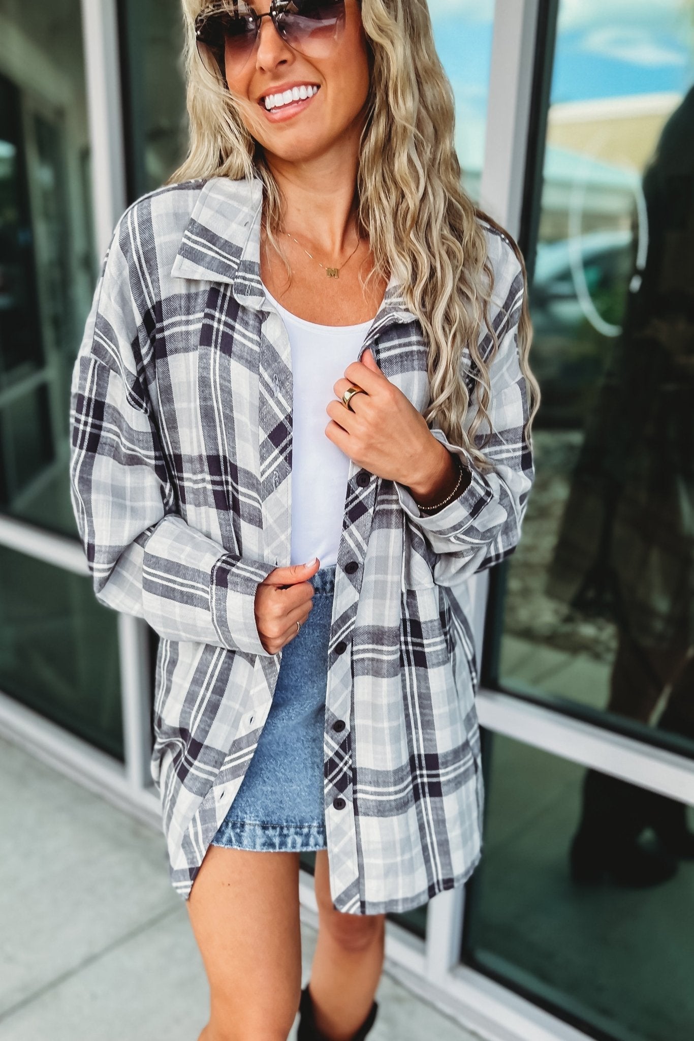 Premium Oversized Boyfriend Flannel Shirt - Ultimate Comfort & Style