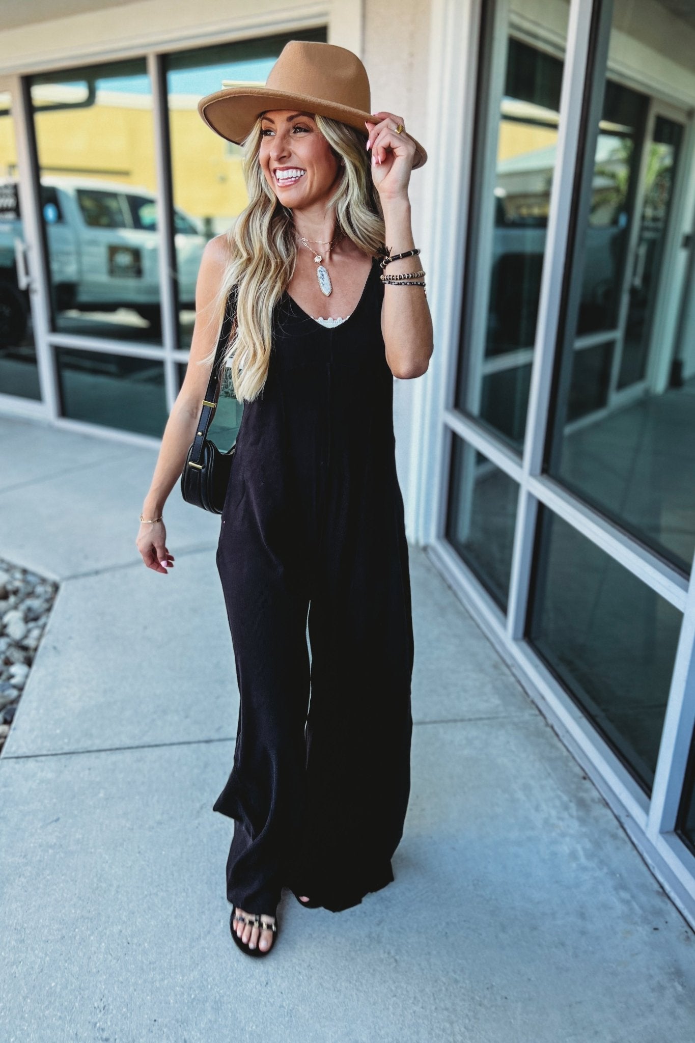 Premium Desert Moon Black Jumpsuit - Ultimate Boho Style