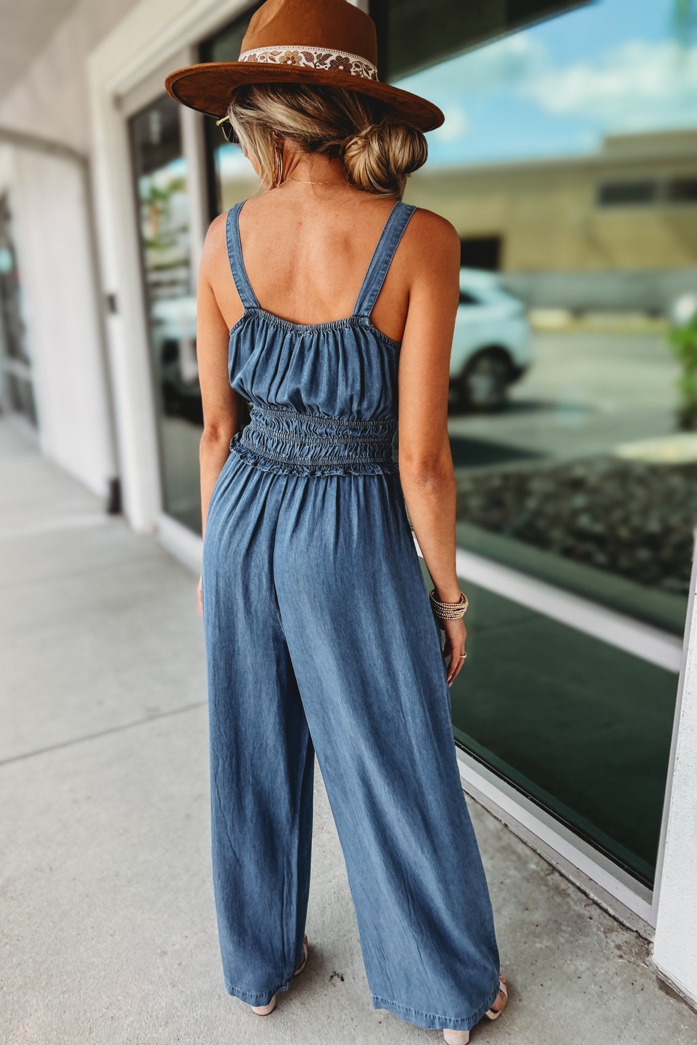 Premium Boho Front Tie Tencel Jumpsuit - Ultimate Style & Comfort