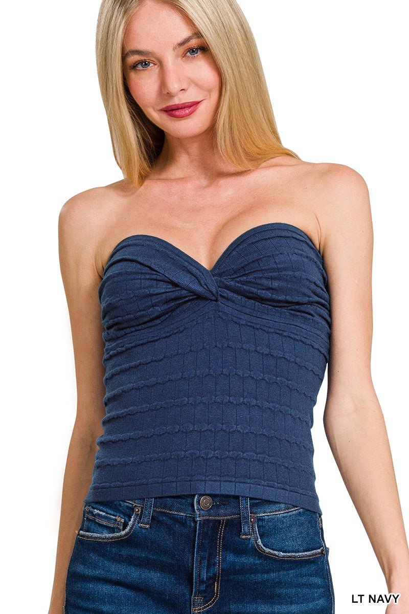 Premium Love Story Strapless Tube Top | Ultimate Style & Comfort