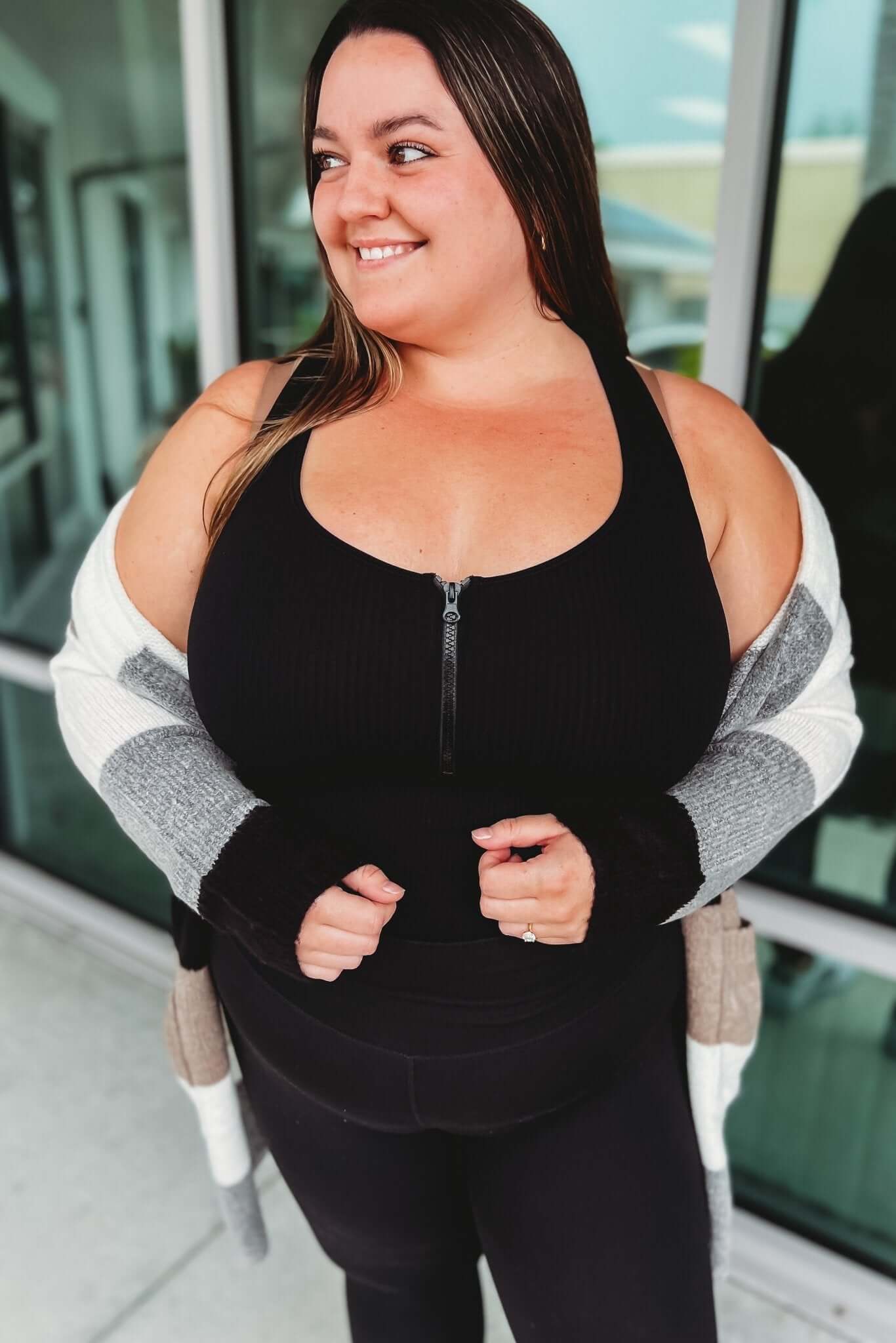 Ultimate Comfort OS Zip-Up Bodysuit - Premium Fit for Every Body