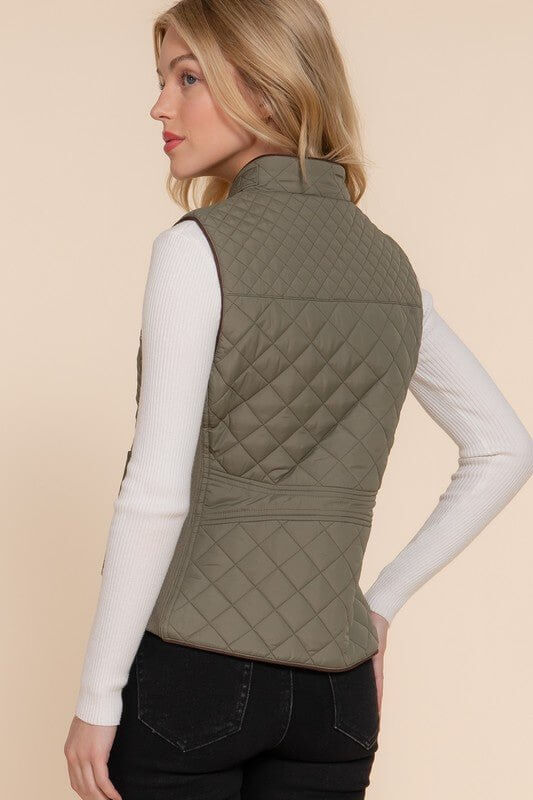 Premium Quilted College Vest - Fall Essential in 3 Colors