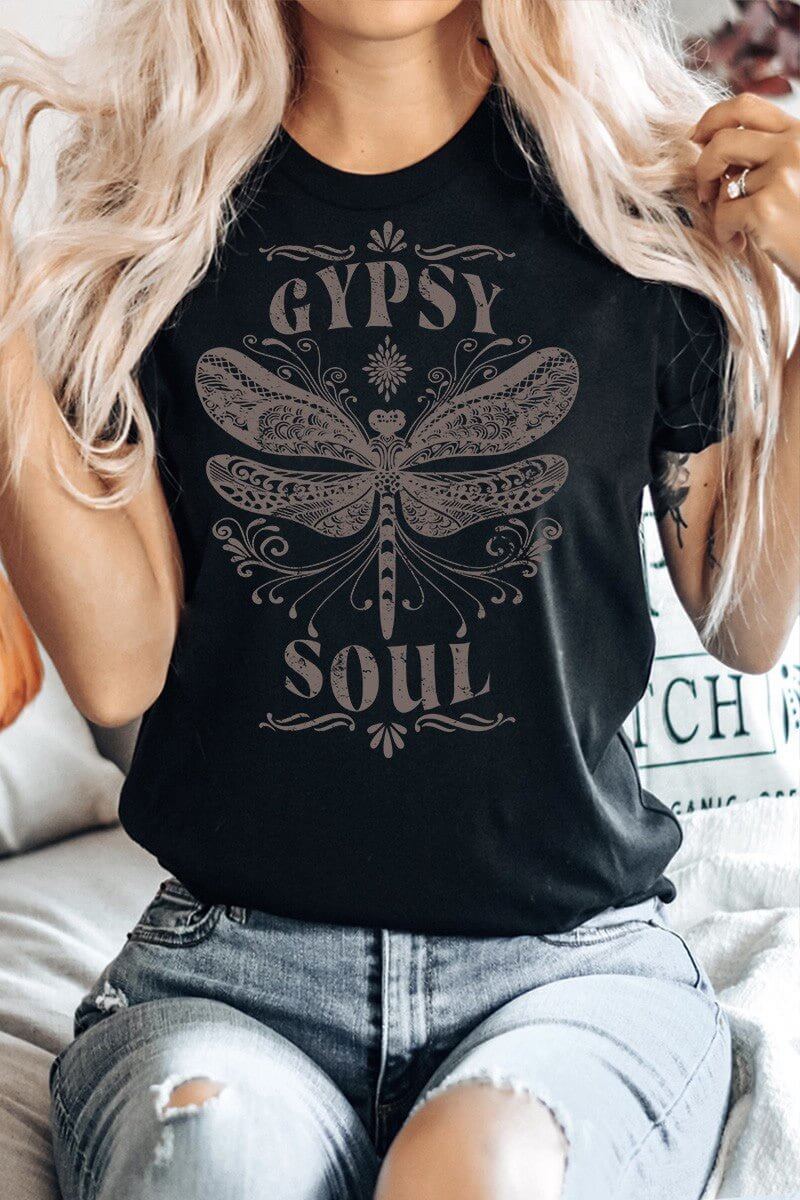 Premium Gypsy Soul Graphic Tee - Ultimate Comfort & Style