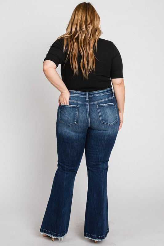 PETRA153 Ashton Flare Jeans - Premium Stretch Fit in 2 Colors