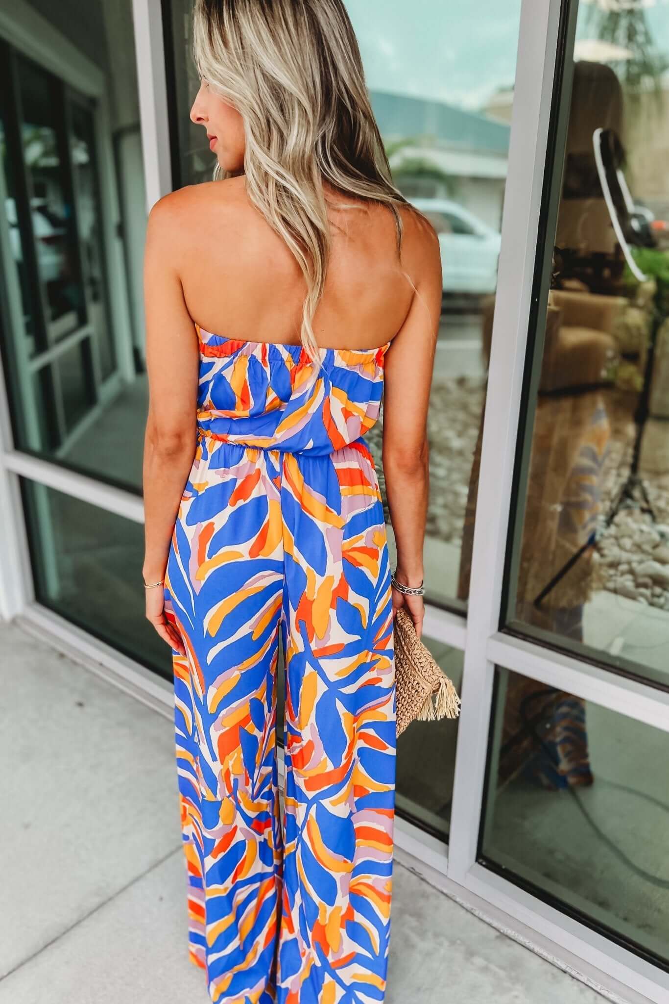 Ultimate Match My Vibes Strapless Jumpsuit
