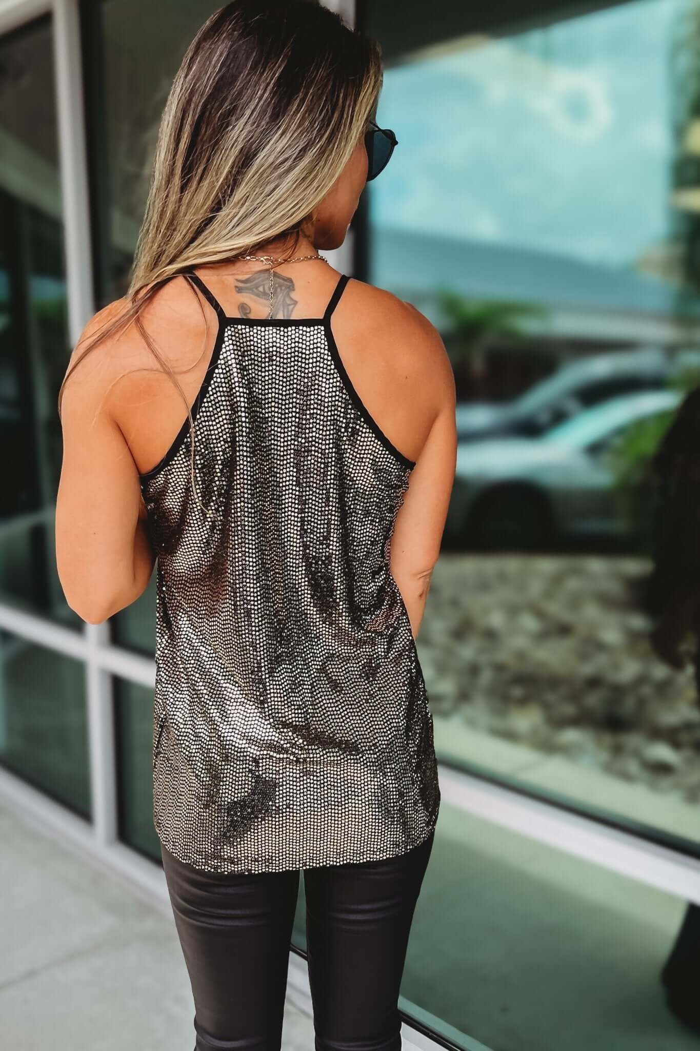 Ultimate Shine Sequin Cami Top | Bold & Glamorous