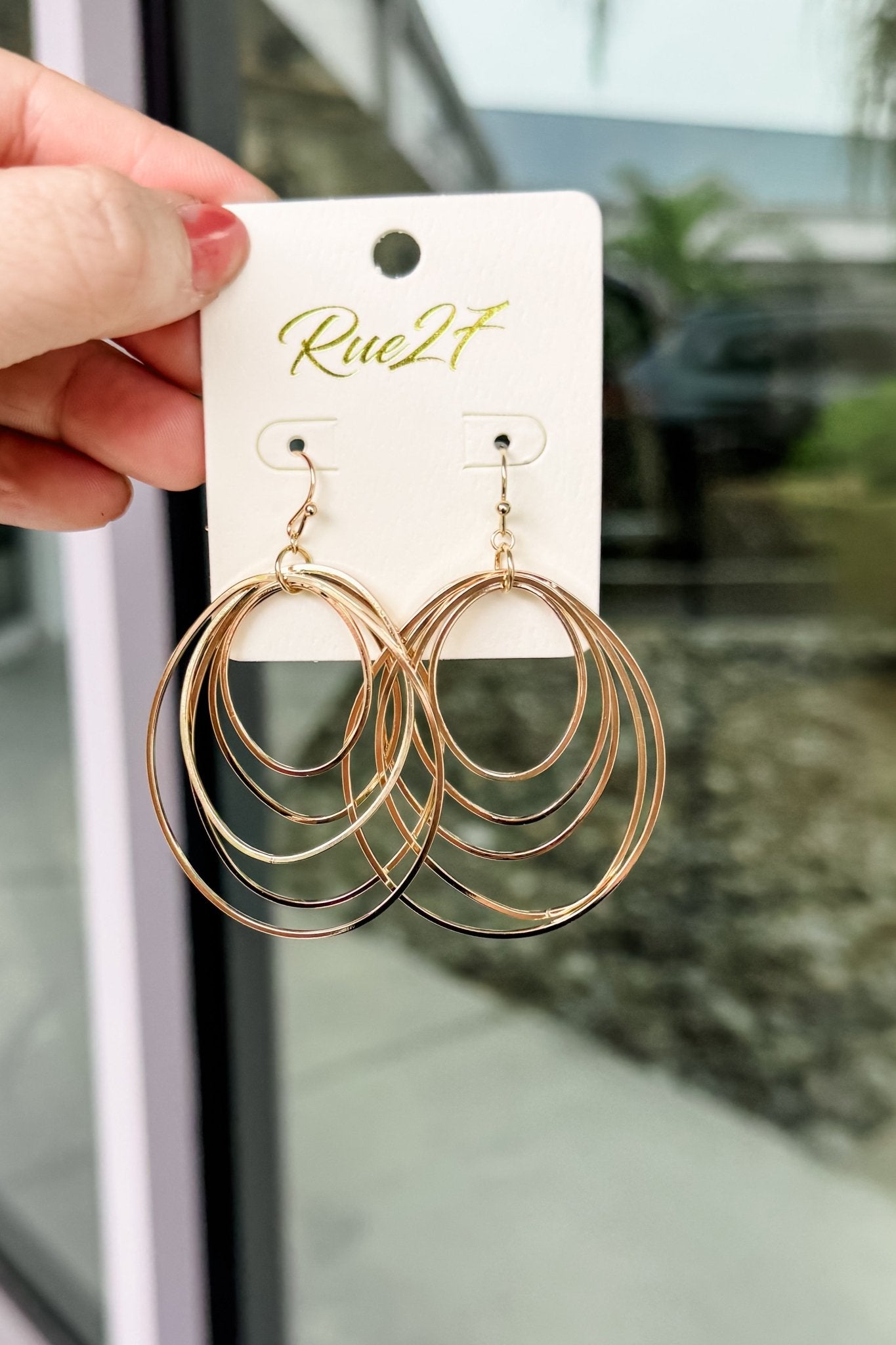 Premium Cascade Dangle Earrings - Silver & Gold Elegance
