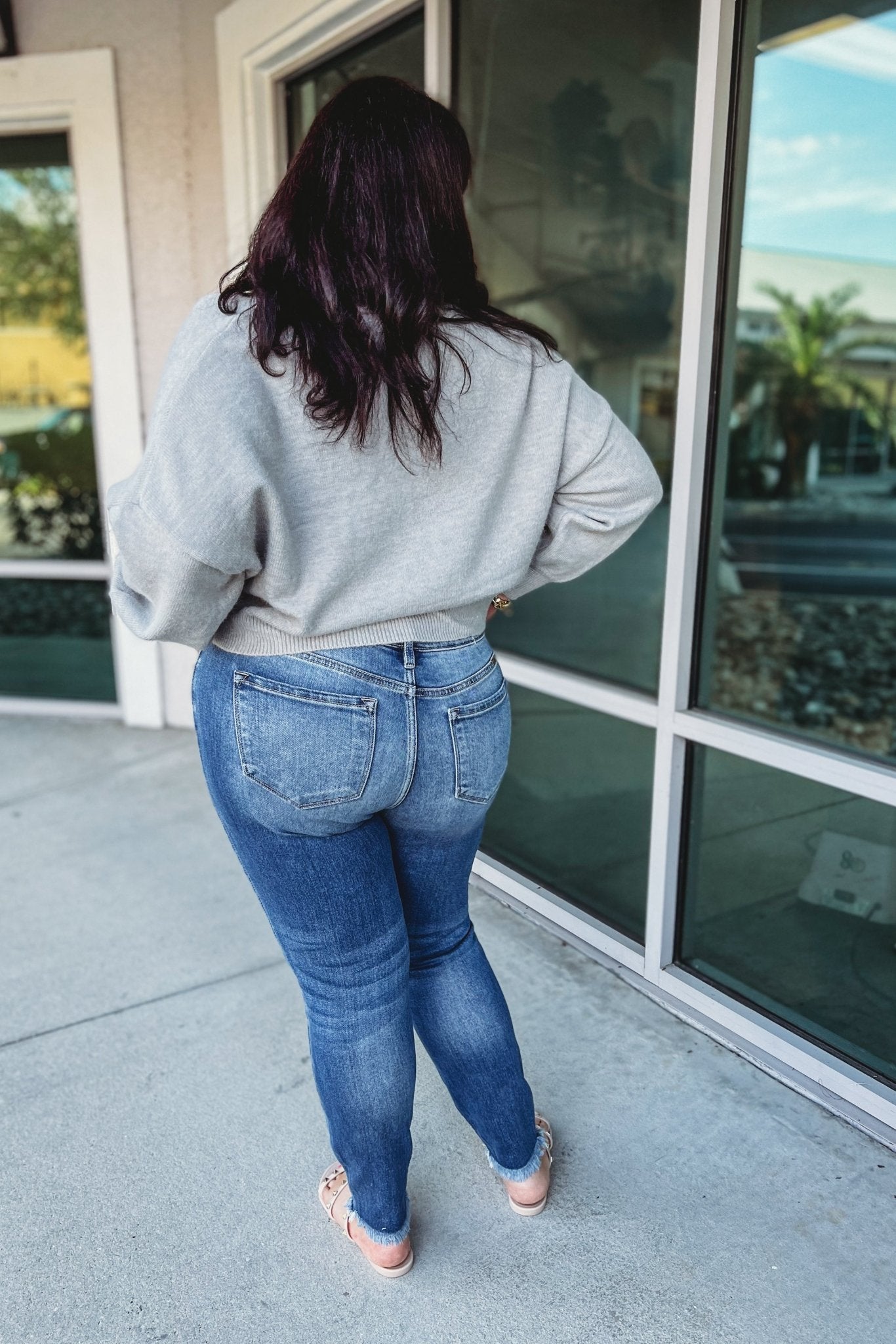 KANCAN Premium Oh Hey There Distressed Skinny Jeans