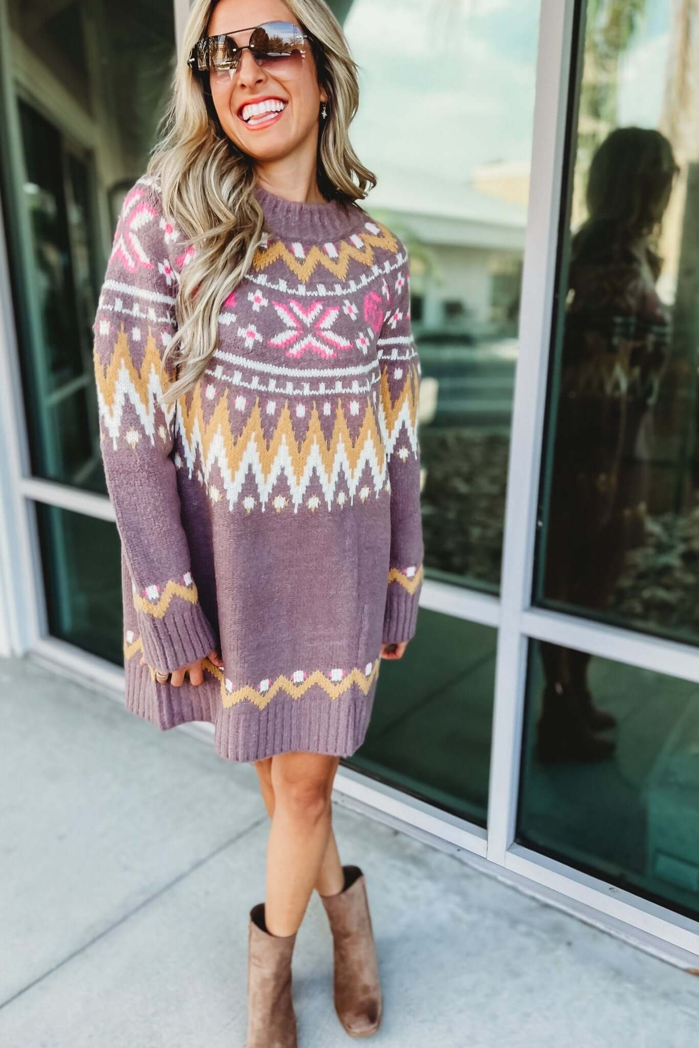 Ultimate Comfort Spare My Heart Sweater Dress - Size S/M