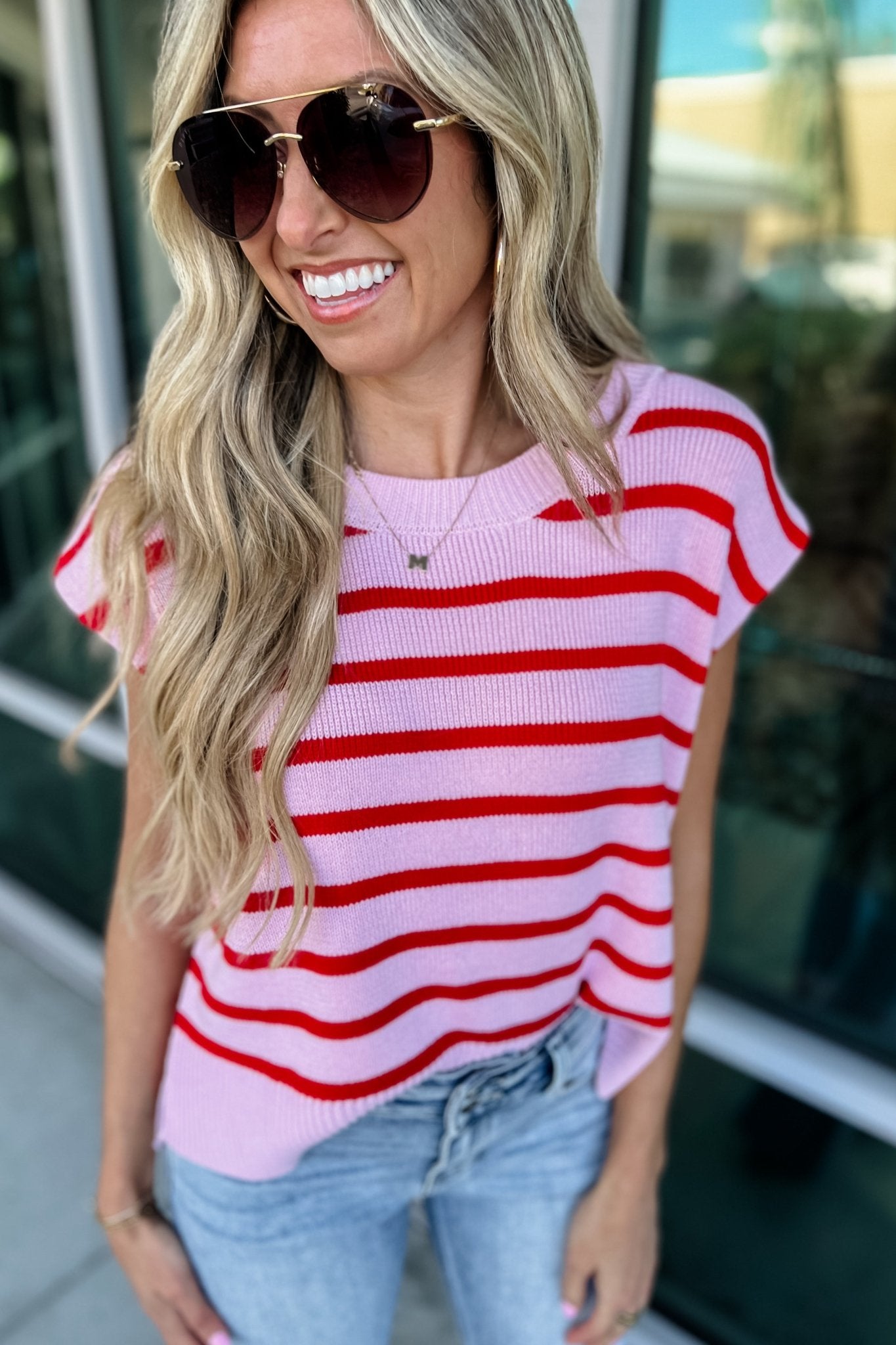 Premium Striped Harmony Knit Top - Upgrade Your Style