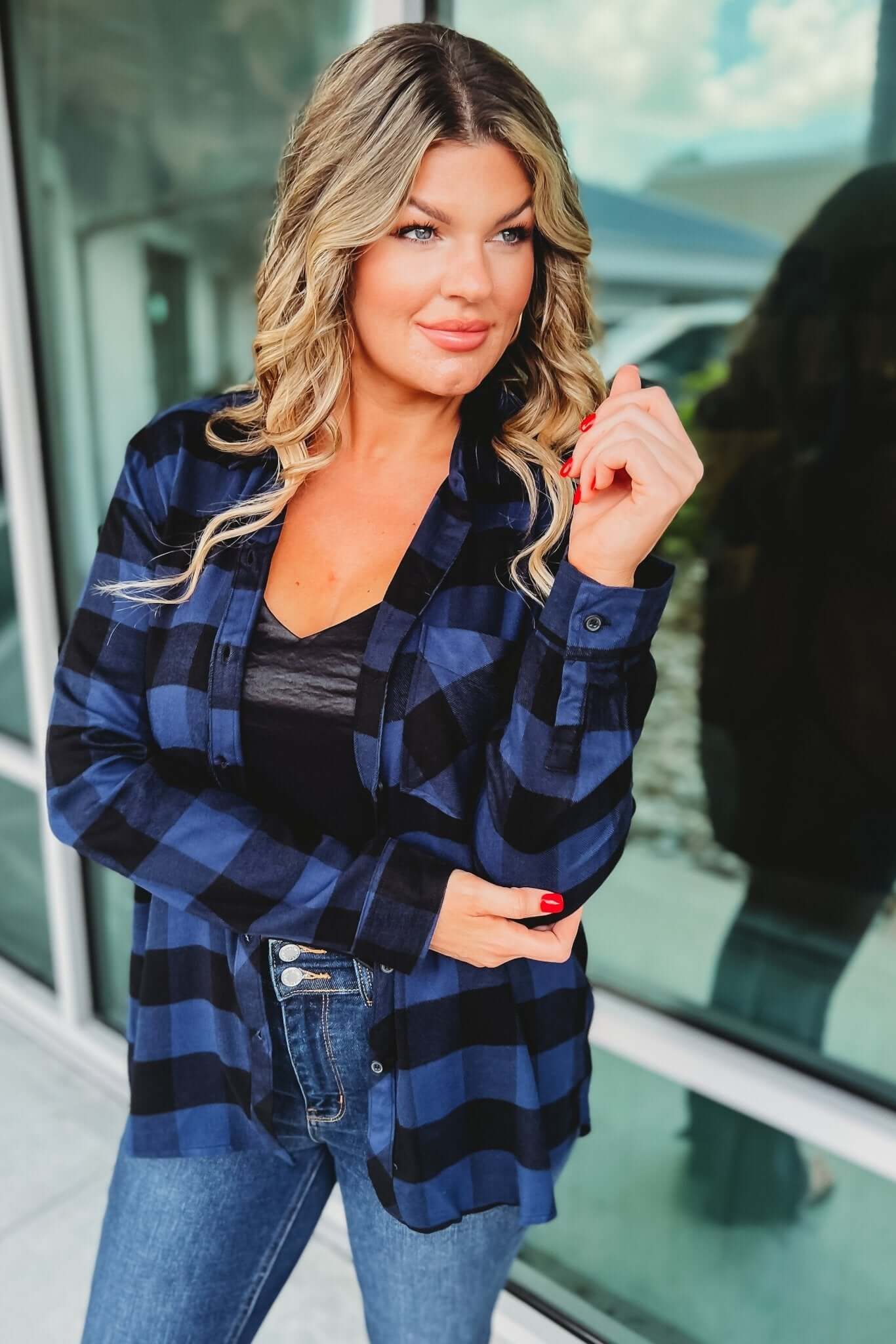 Premium Plaid Top - Ultimate Style in 4 Vibrant Colors