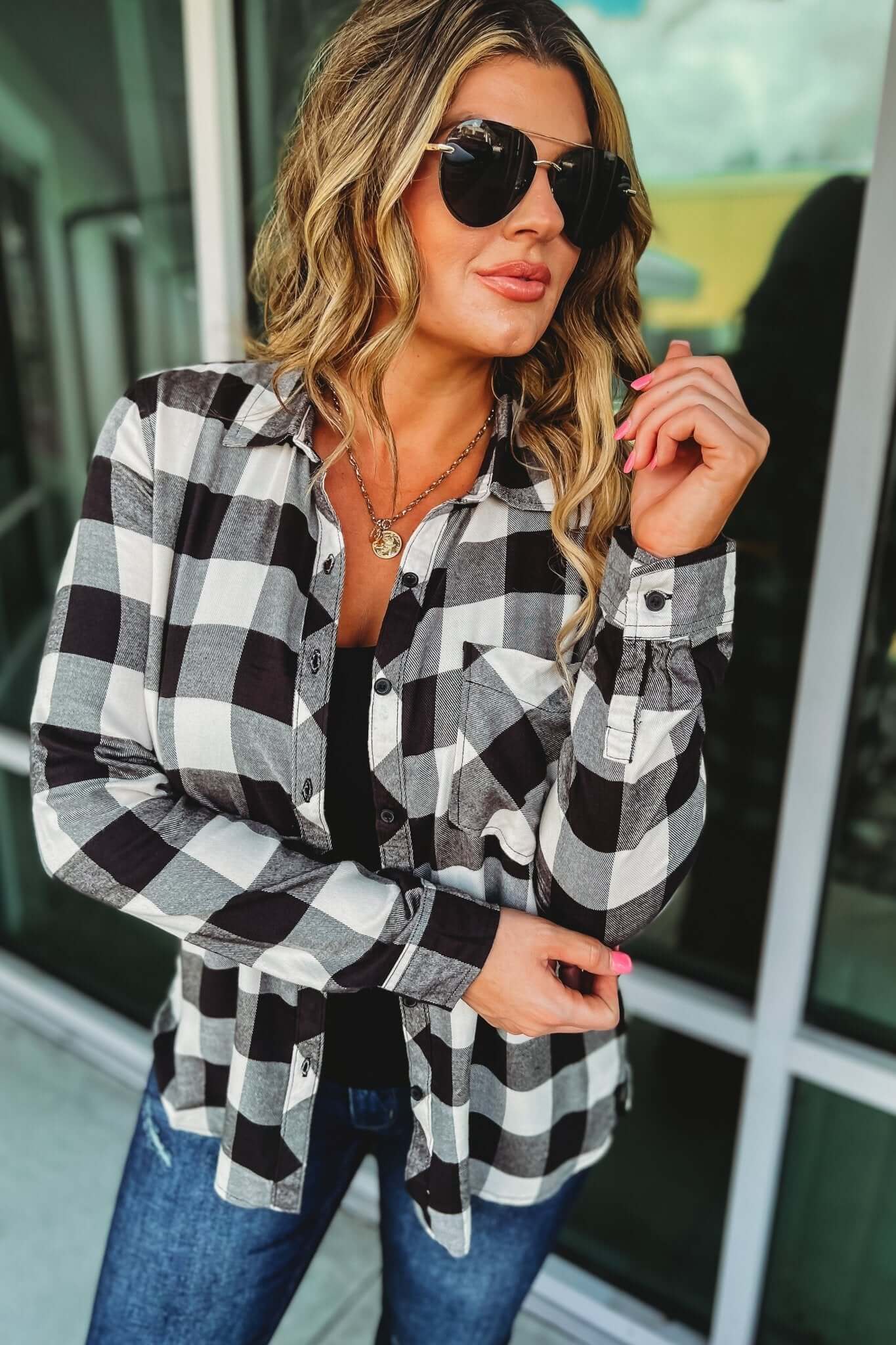 Premium Plaid Top - Ultimate Style in 4 Vibrant Colors