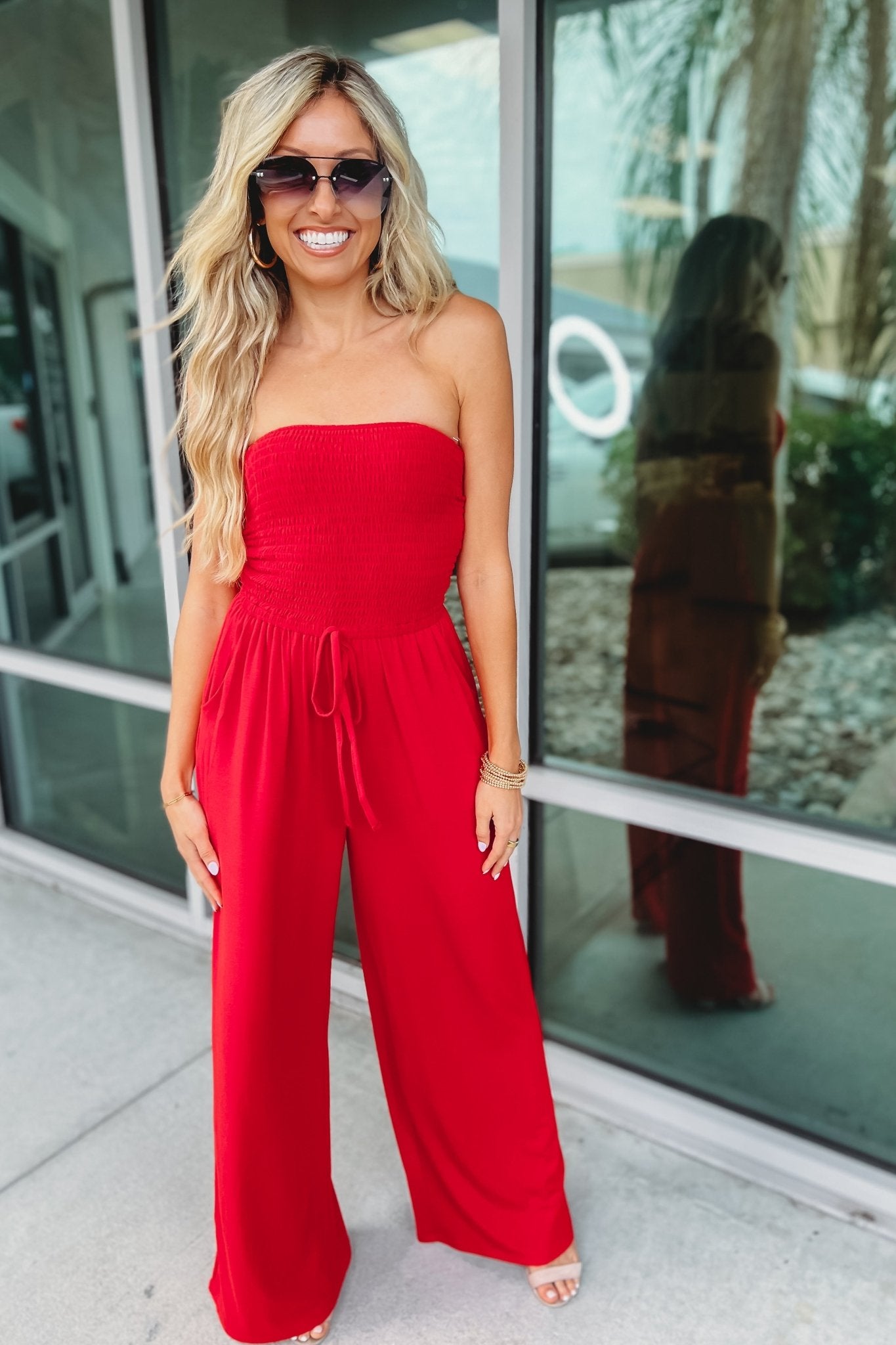 Premium Smocked Jumpsuit - Effortless Style in Multiple Colors