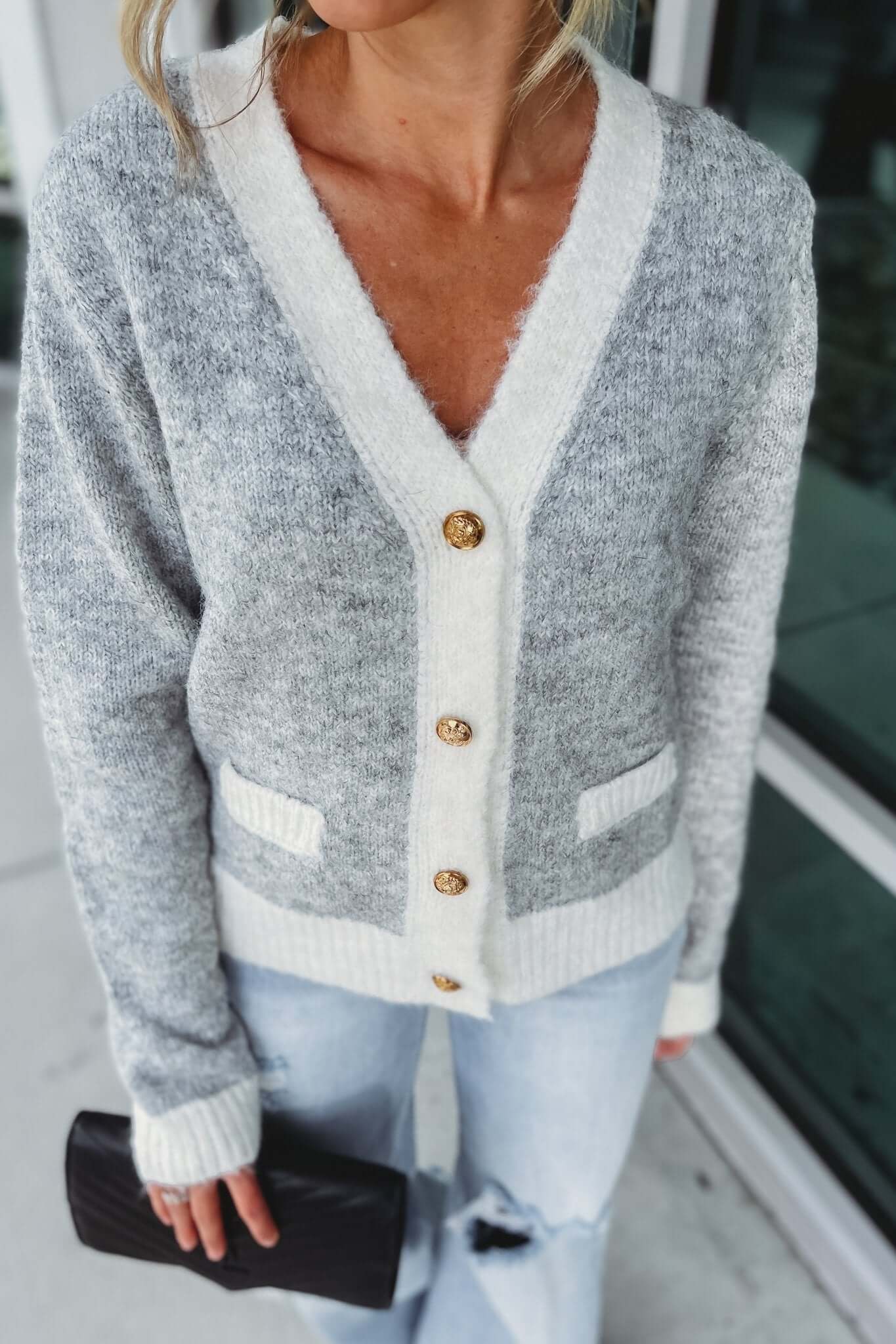 Premium Here and Now Grey Cardigan - Ultimate Comfort & Style