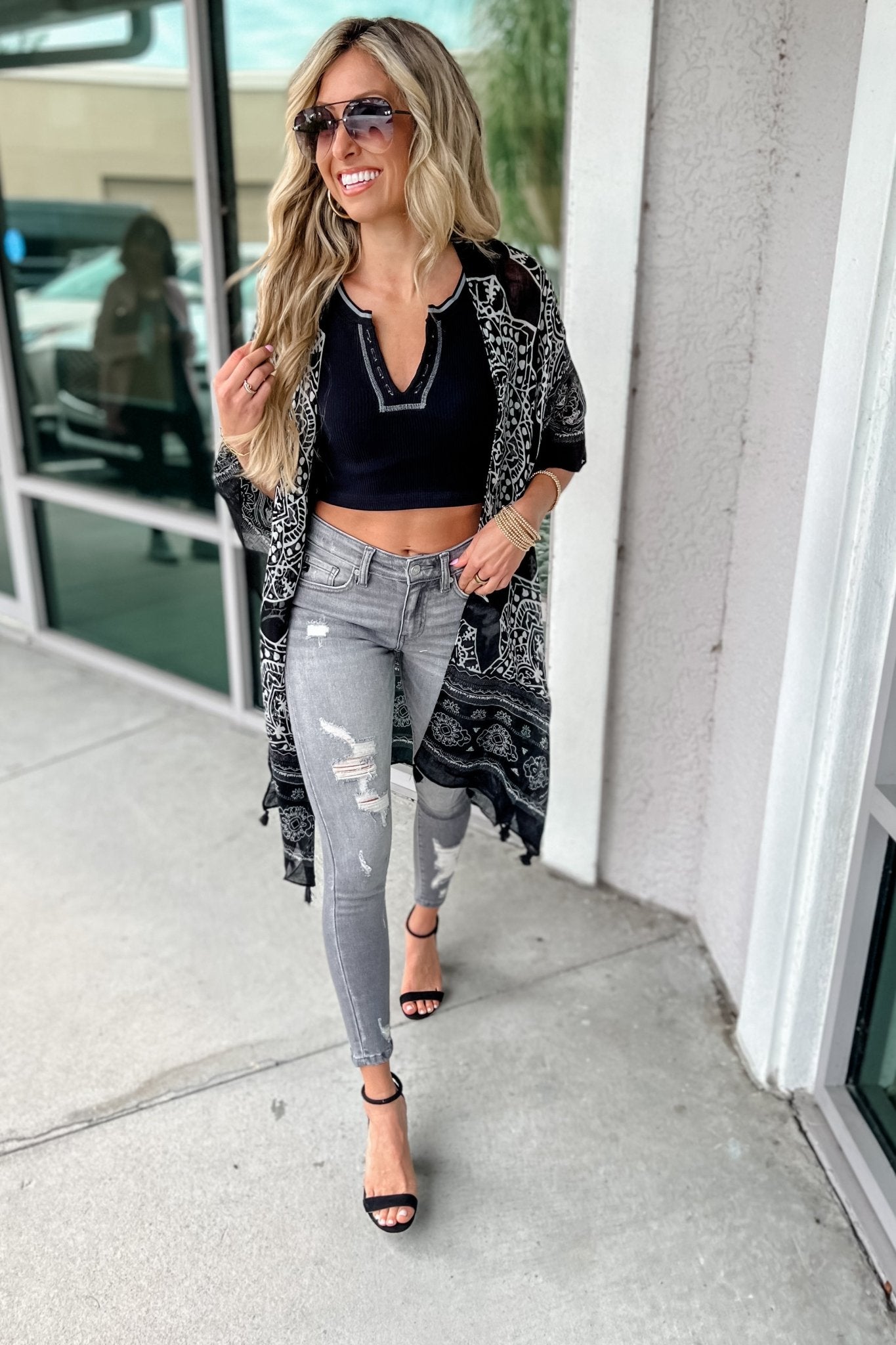 Premium Ribbed Henley Brami Crop Top - 3 Stylish Colors
