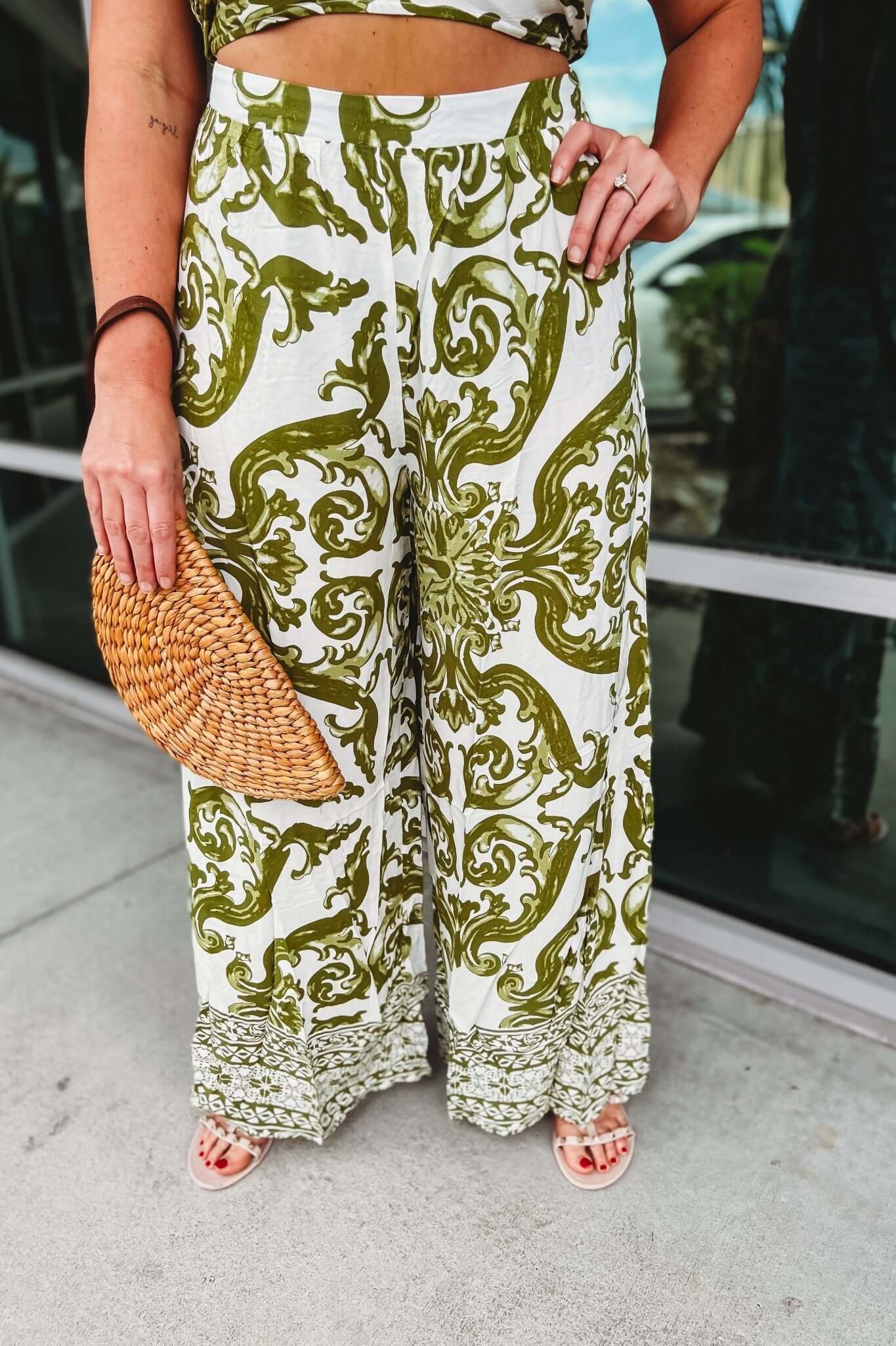 Ultimate All Good Things Crop Halter Top & Pants Set