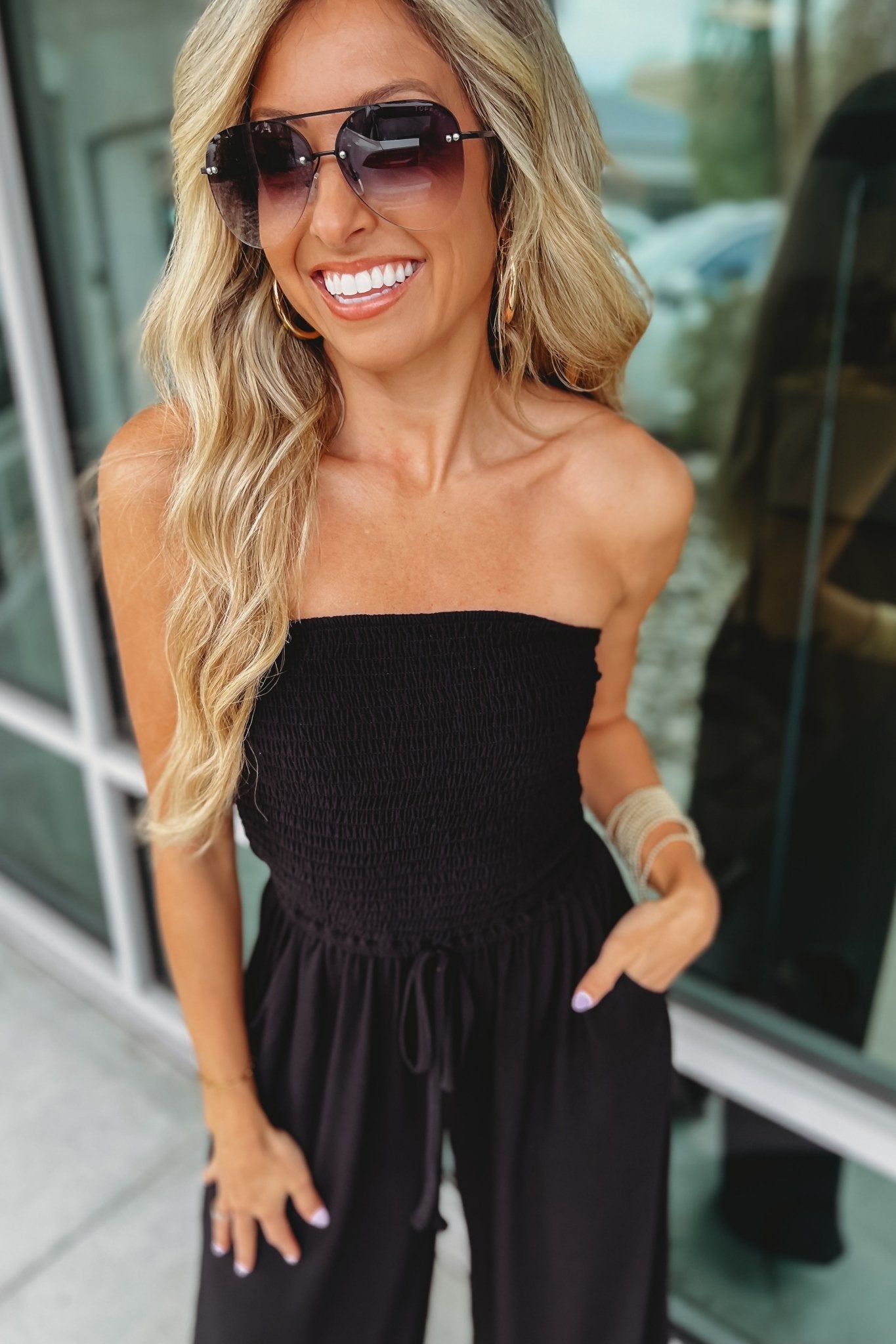 Premium Smocked Jumpsuit - Effortless Style in Multiple Colors