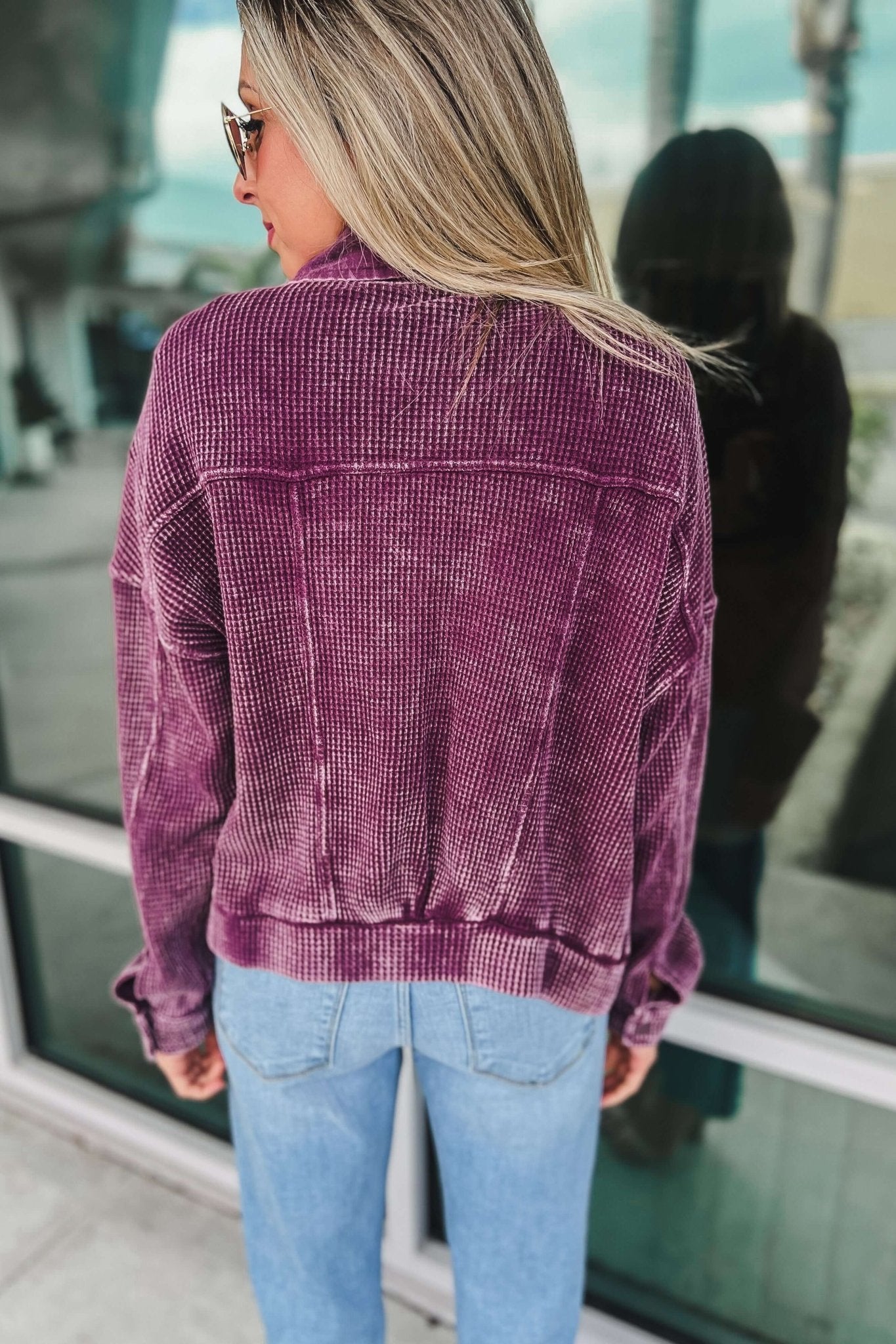 Ultimate Comfort Waffle Knit Cropped Jacket - 3 Stylish Colors