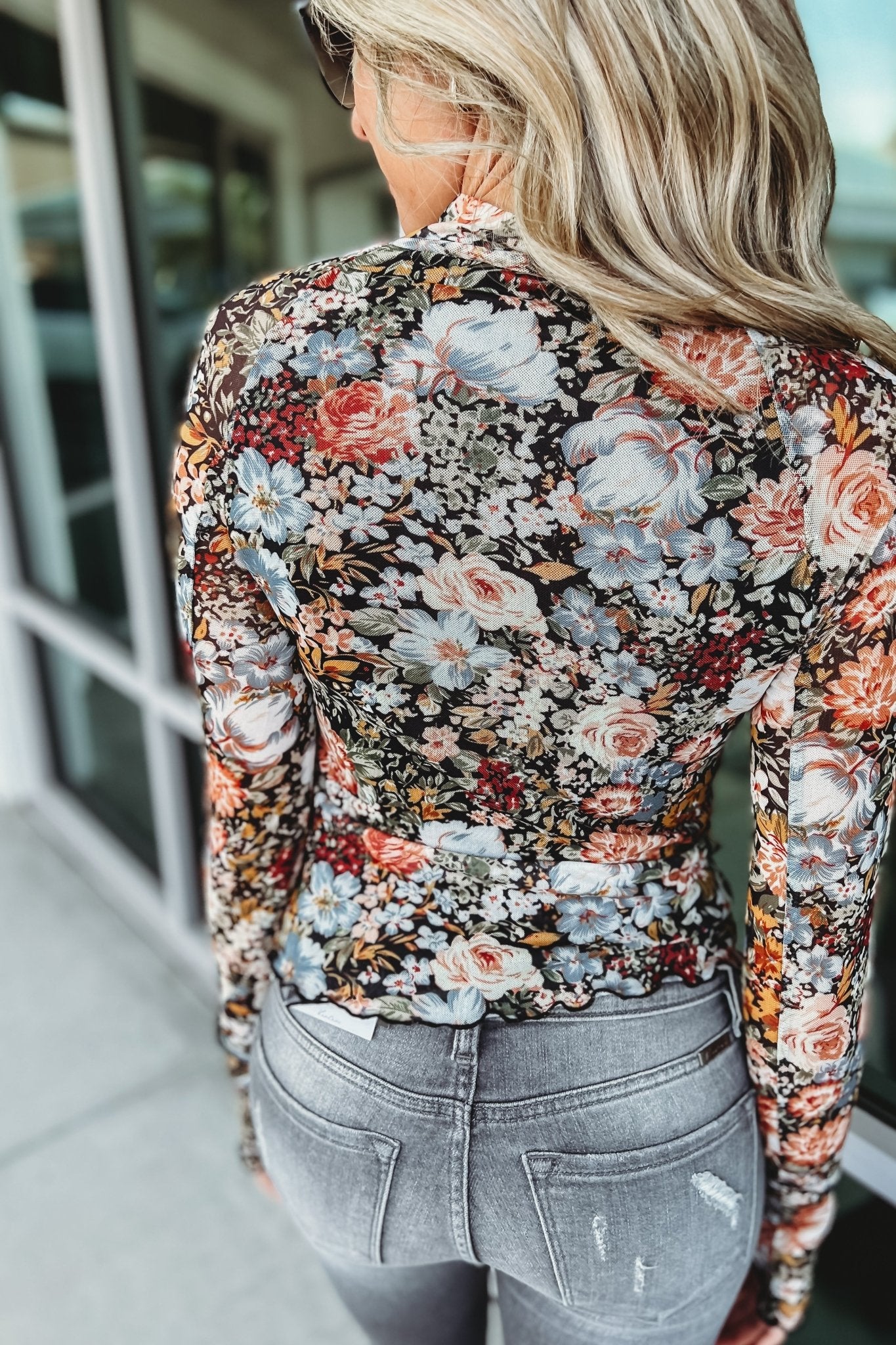 Premium Mesh Floral Top - Ultimate Comfort & Style