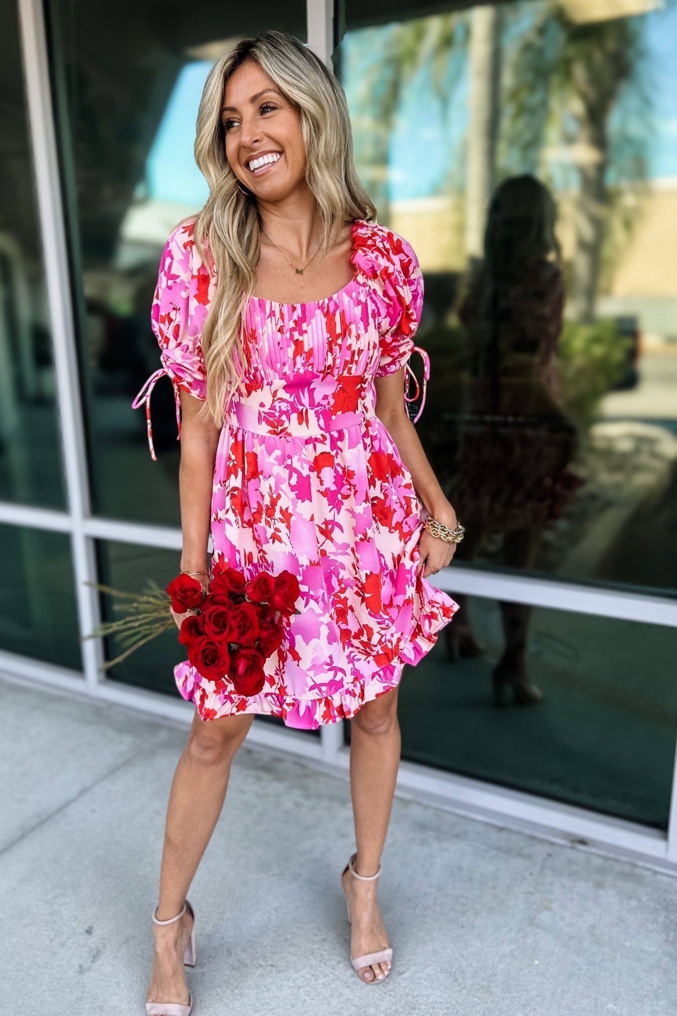 Ultimate Forever in Bloom Pink Floral Dress