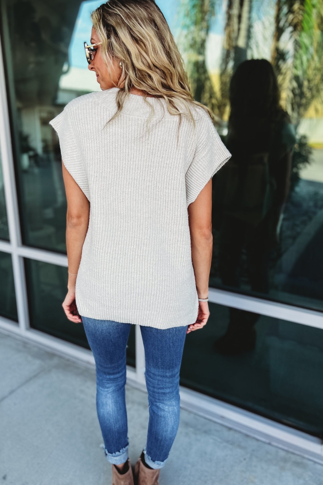 Premium Oversized Sweater Vest - Fall Essential