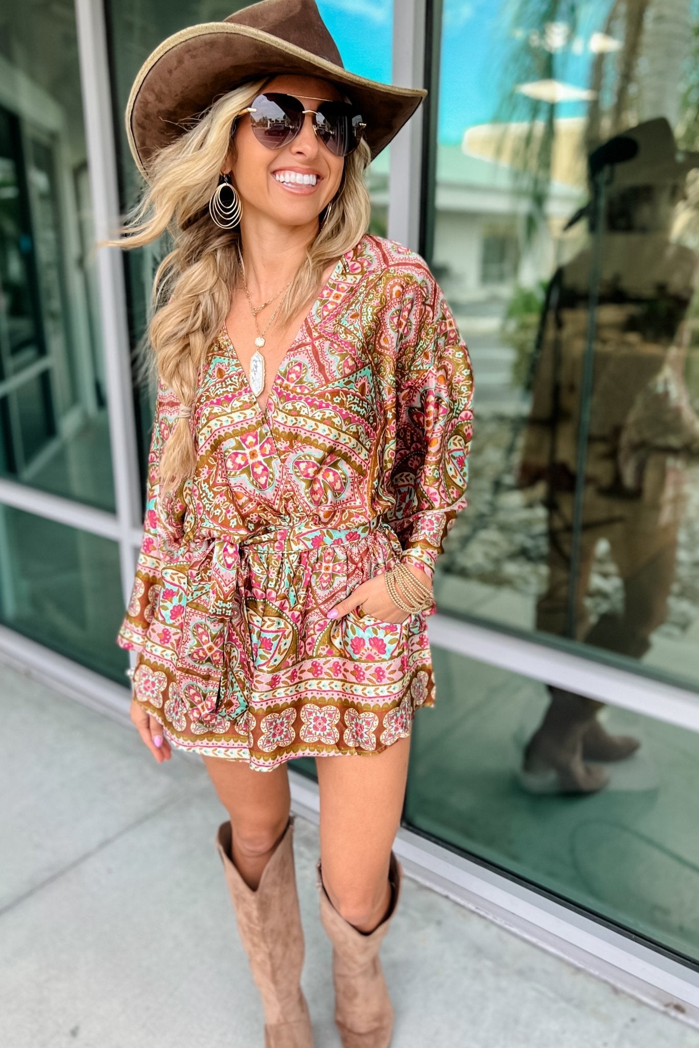 Premium Bohemian Blooms Romper - Ultimate Boho Style