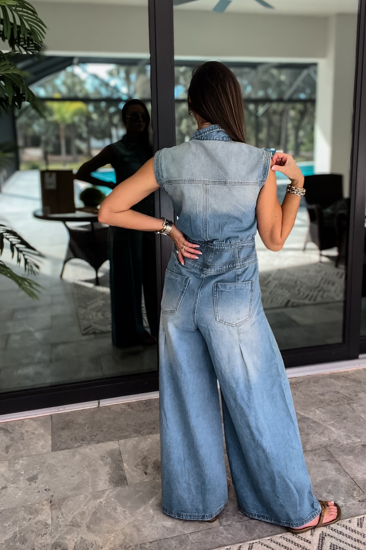 Ultimate Western Chic Denim Jumpsuit