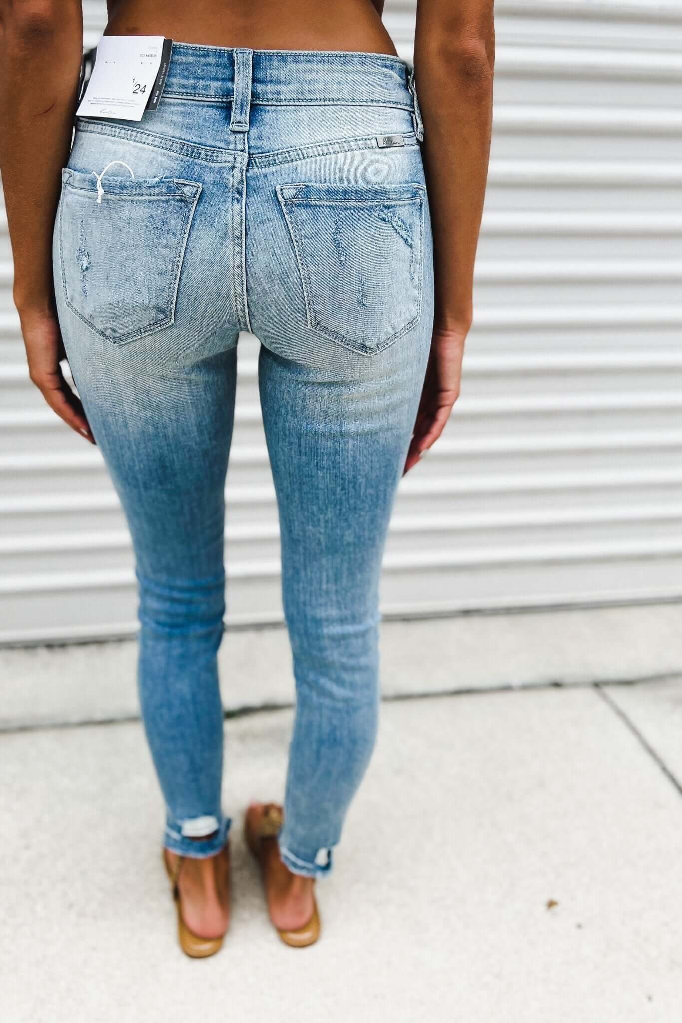 KanCan Ultimate Star of the Show Distressed Jeans - Premium Grey Edition