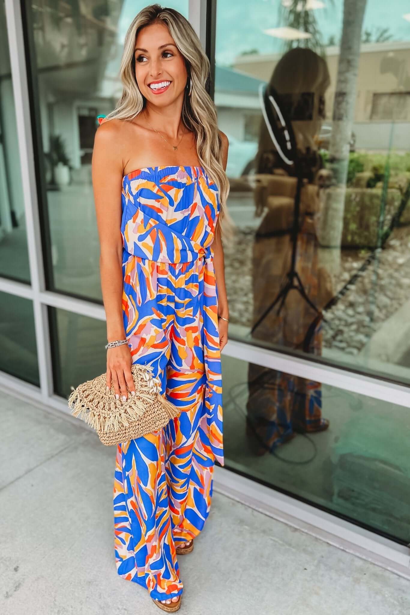 Ultimate Match My Vibes Strapless Jumpsuit